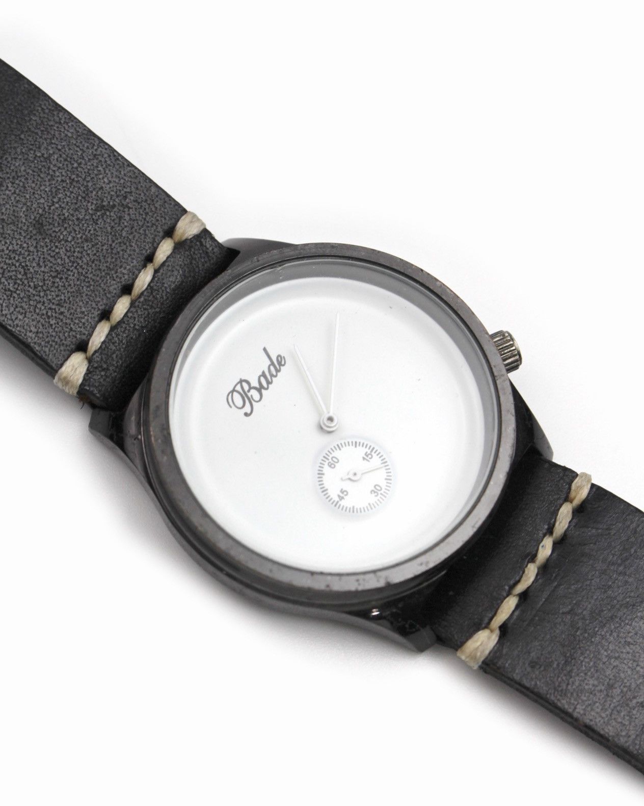 Hysteric Glamour 2000S BADE MINIMAL SUBDIAL BLACK LEATHER WATCH Size ONE SIZE - 2 Thumbnail