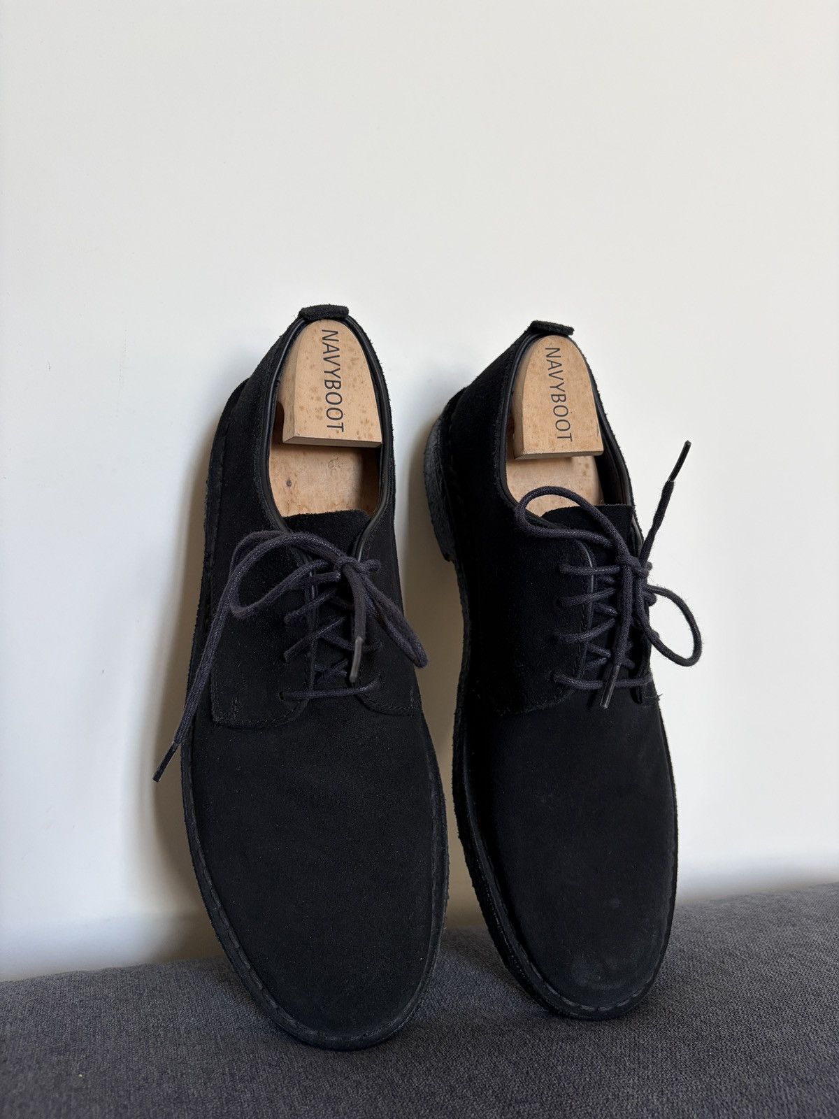 Clarks Clarks Suede Black Desert Shoes Size US 10.5 / EU 43-44 - 3 Thumbnail