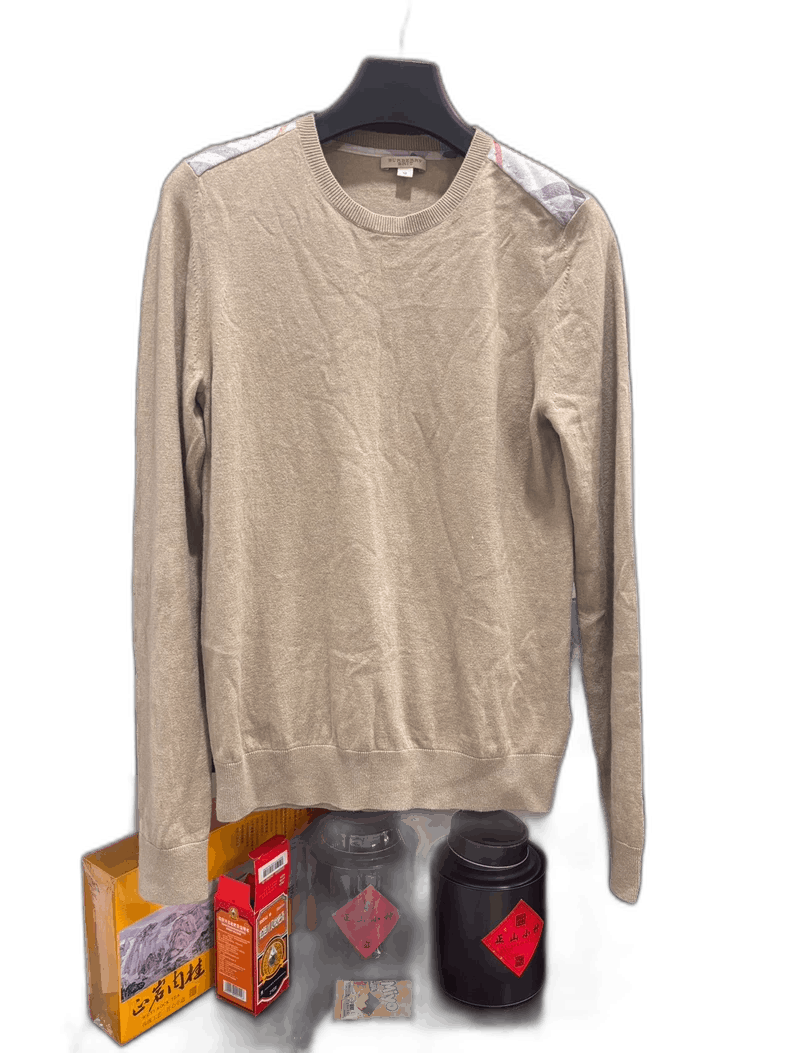 Burberry Burberry Classic Cashmere Sweater with Long Sleeves Size US M / EU 48-50 / 2 - 1 Thumbnail
