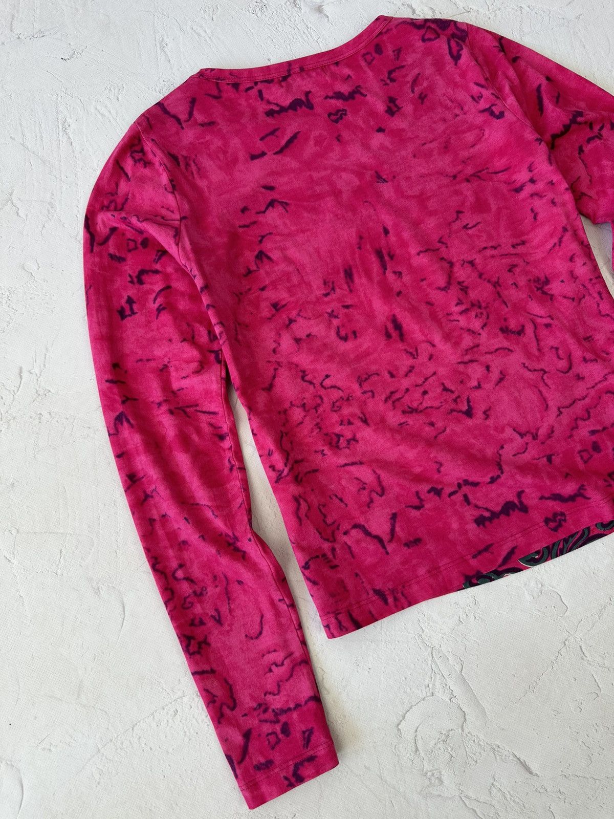 Beauty Beast × If Six Was Nine × Vintage Vintage Crazy Printed Long Sleeve Size M / US 6-8 / IT 42-44 - 5 Thumbnail