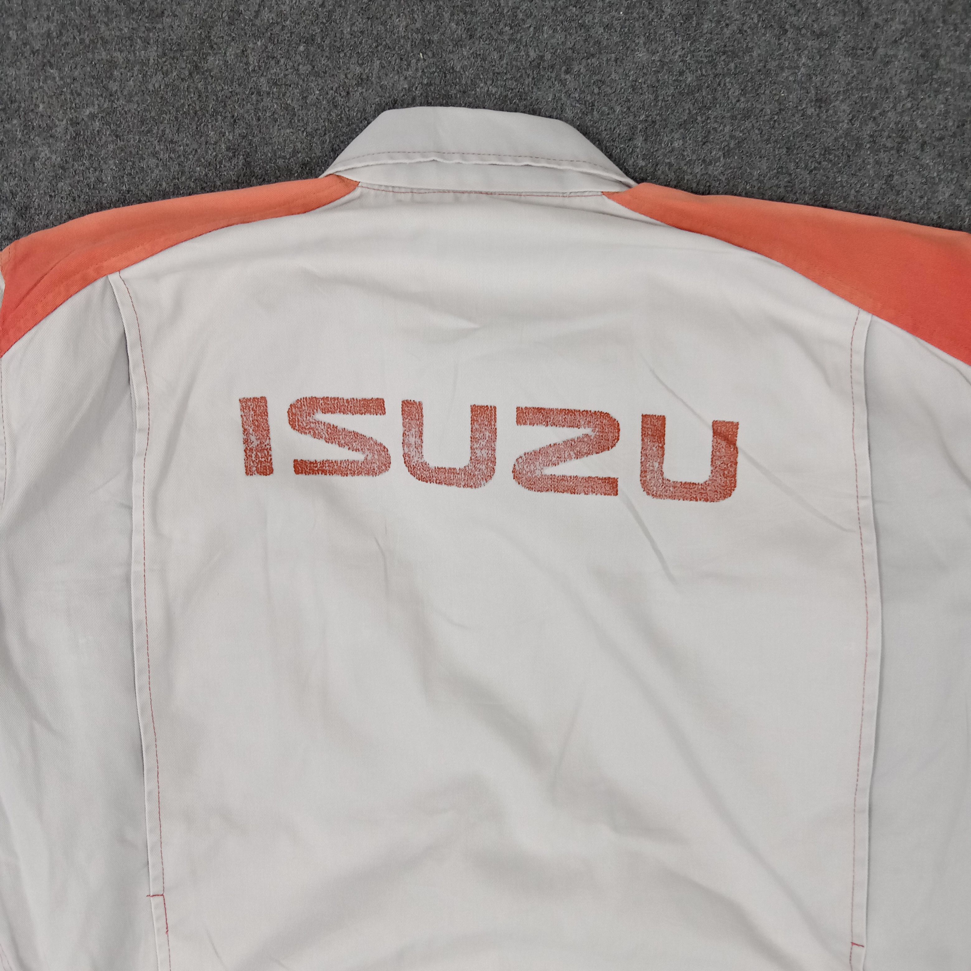 Japanese Brand × Vintage ISUZU Japanese Brand Racing Workwear Coverall Jacket Size US L / EU 52-54 / 3 - 2 Thumbnail