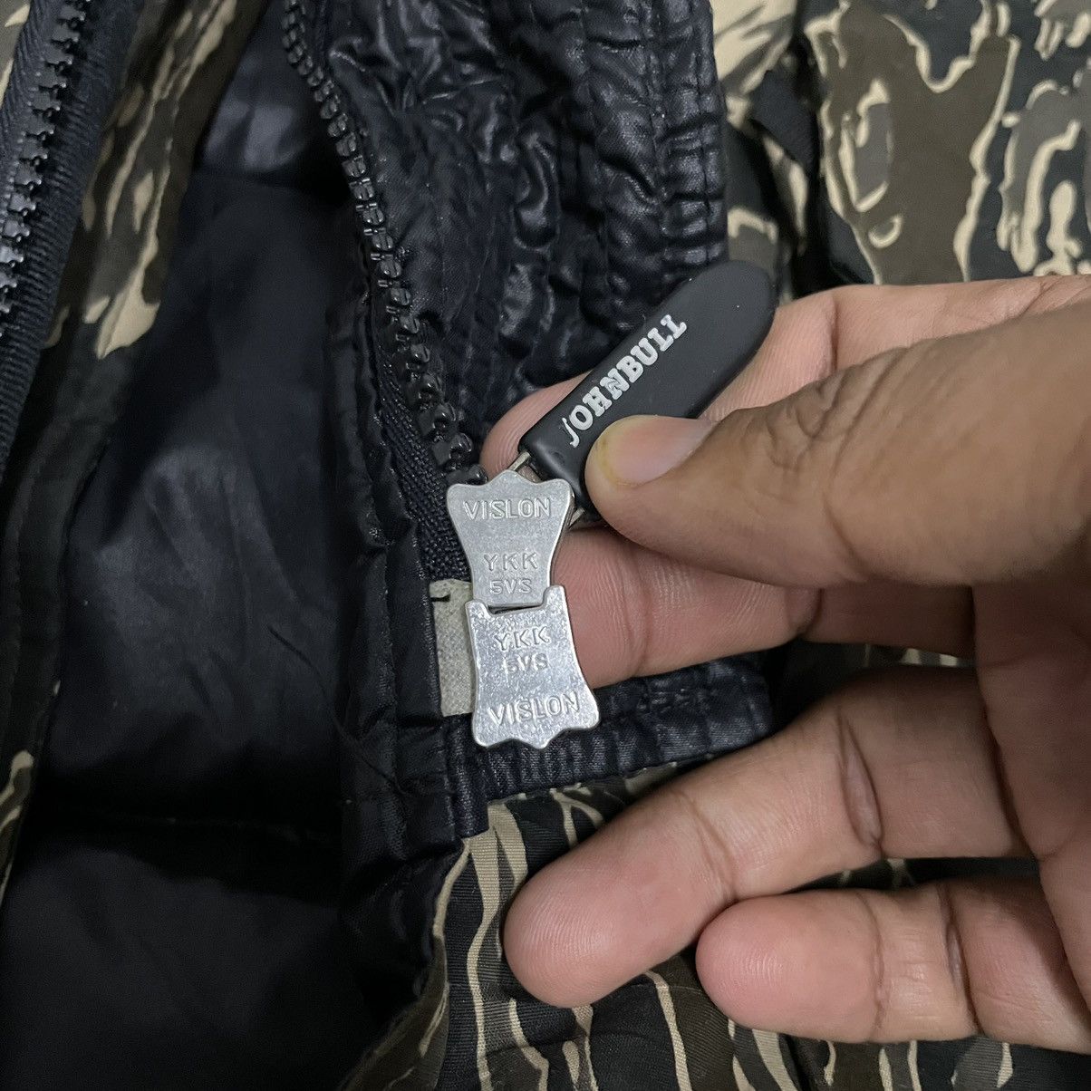 Johnbull × KOJIMA GENES Johnbull Kojima Goose down Puffer Camouflage Jacket Size US M / EU 48-50 / 2 - 13 Thumbnail
