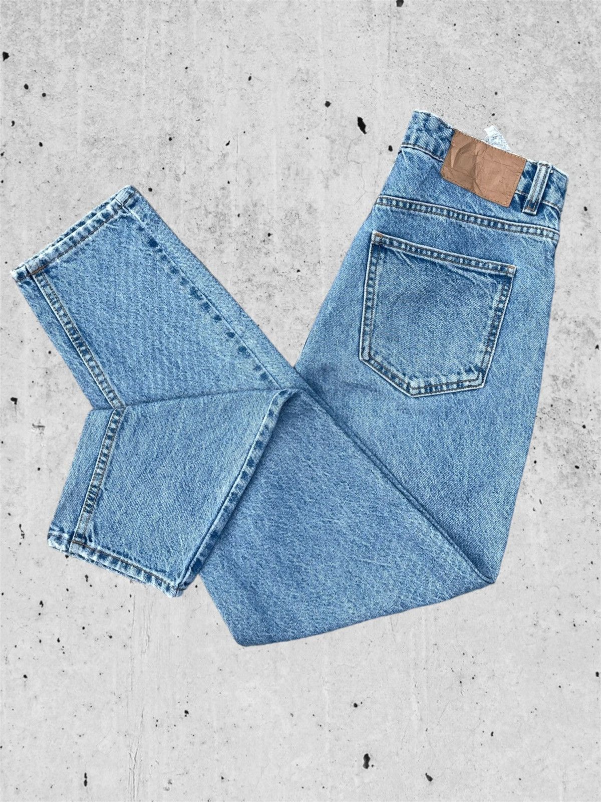 Designer × Jean 🔥 Zara Light Blue Distressed Denim W28 🔥 Size US 28 / EU 44 - 13 Thumbnail