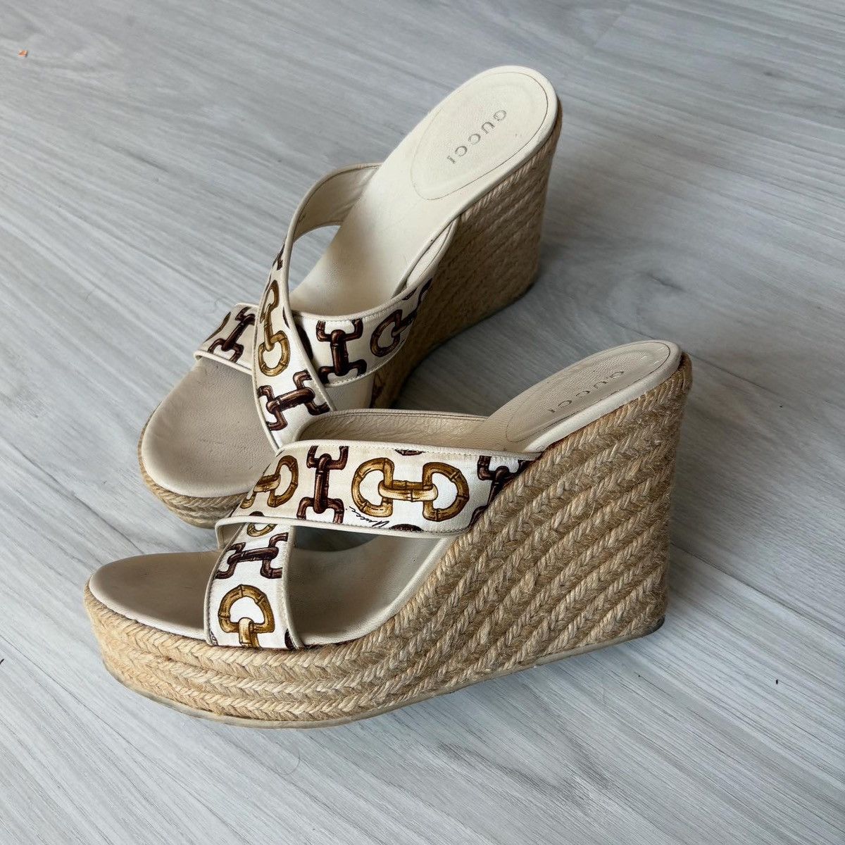Gucci Gucci cloth sandals Size US 6.5 / IT 36.5 - 1 Thumbnail