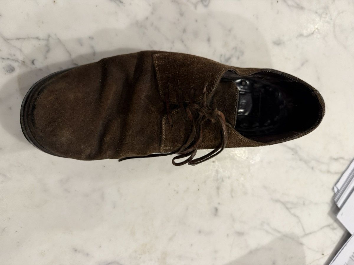 Guidi Brown Reverse Suede Derby Size US 12 / EU 45 - 8 Thumbnail