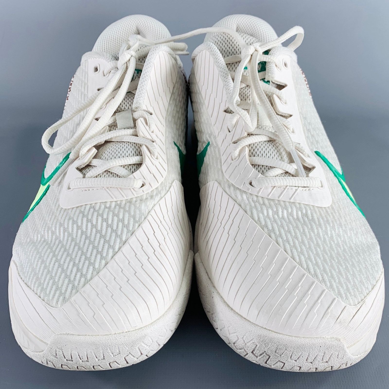 Nike 12 Australian Open Pack White Green Mesh Lace-Up Sneakers Size US 12 / EU 45 - 4 Thumbnail