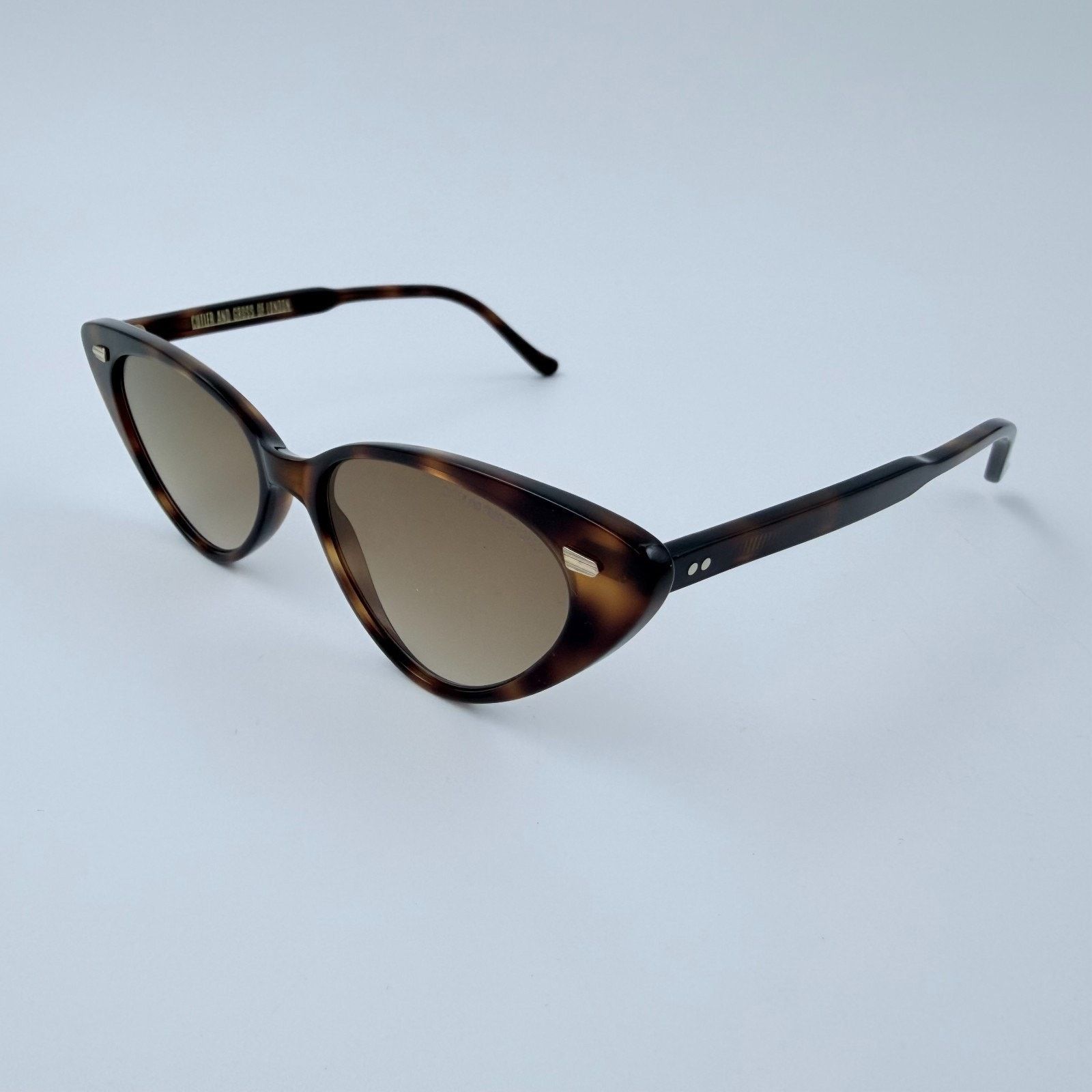 Cutler and Gross NEW Cutler and Gross 1330 C:05 Havana Tortoise Cat Eye Size ONE SIZE - 2 Thumbnail