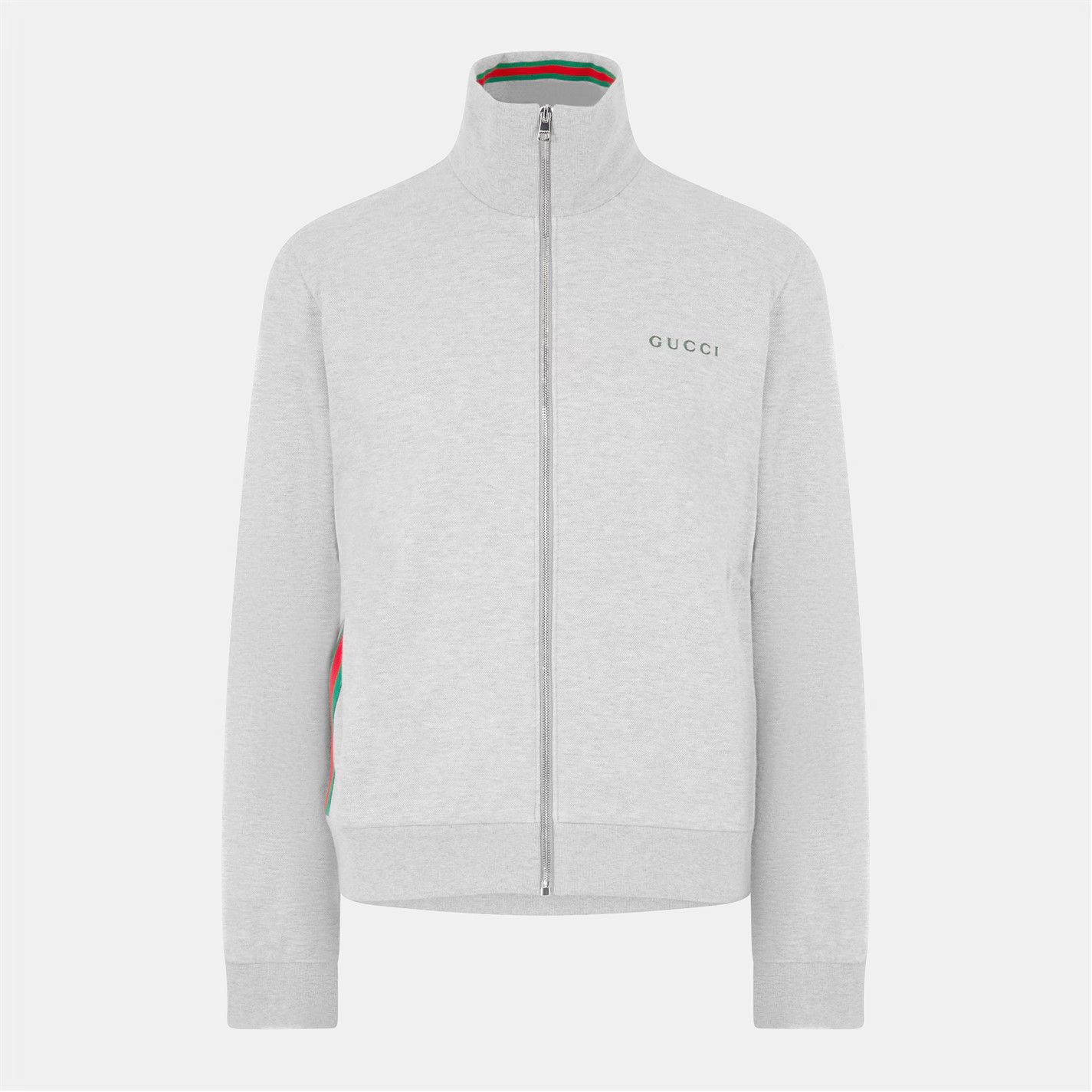 Gucci o1g2r1mq0426 Full Zip Fleece Jacket in Grey Size US L / EU 52-54 / 3 - 1 Thumbnail