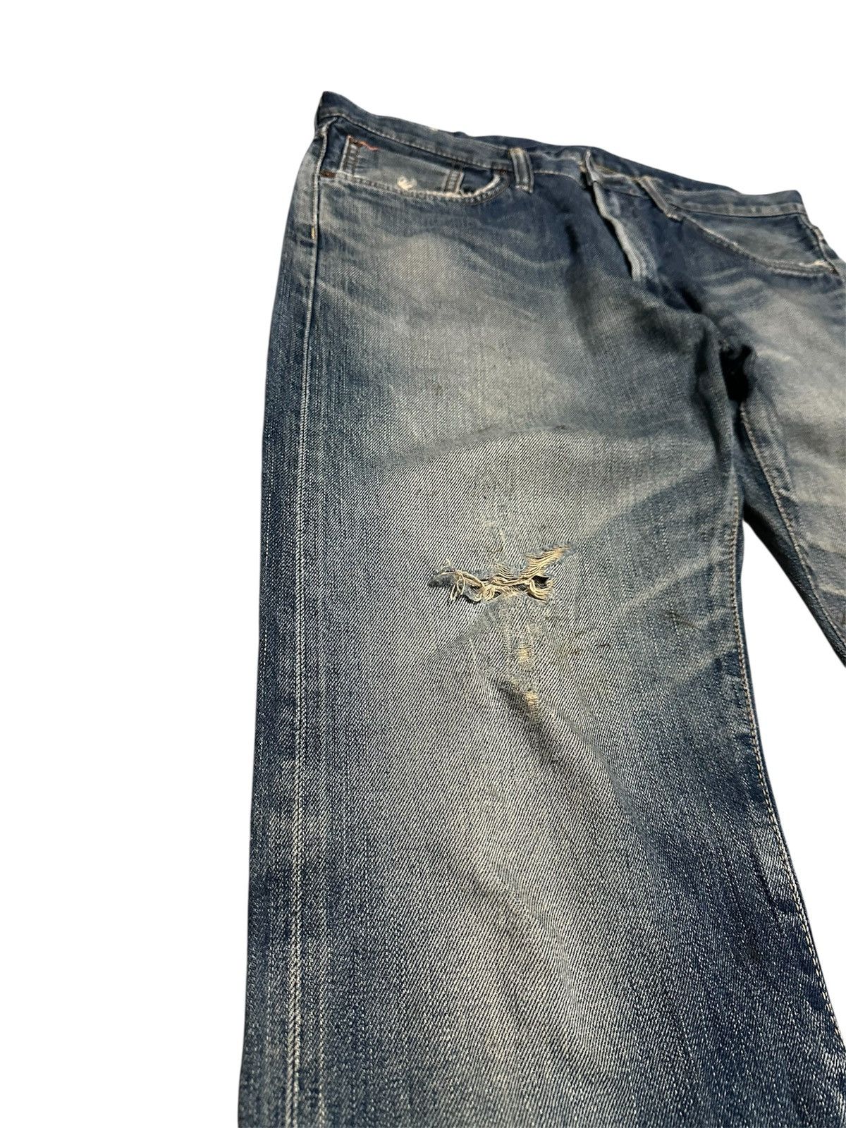 Edwin Vintage 90s Edwin 505 Straight Leg Selvedge Jeans Size US 35 - 4 Thumbnail