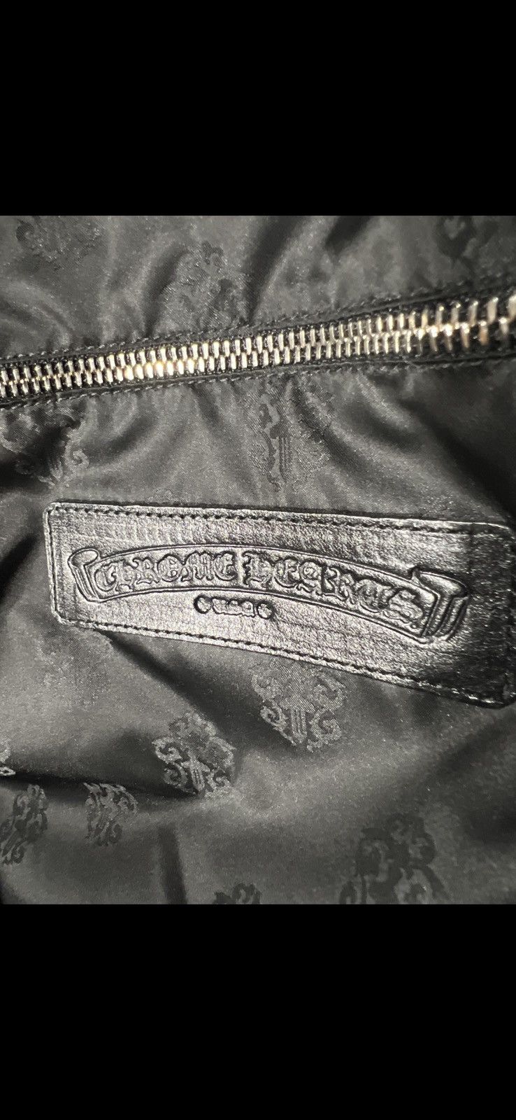 Chrome Hearts × Matty Boy RARE CHROME HEARTS SEX RECORDS LEATHER BAG Size ONE SIZE - 5 Thumbnail