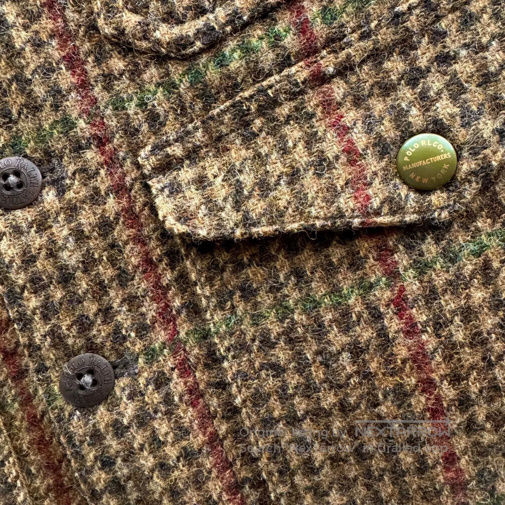 Polo Ralph Lauren Ralph Lauren Tweed Hunting Style Vest. Size US L / EU 52-54 / 3 - 7 Thumbnail