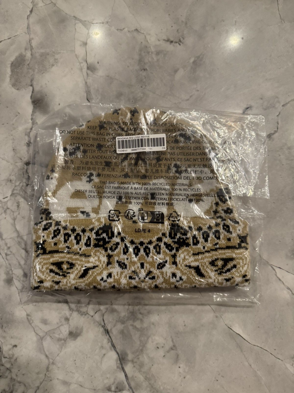 Supreme Supreme Beanie yellow bandana Size ONE SIZE - 2 Thumbnail