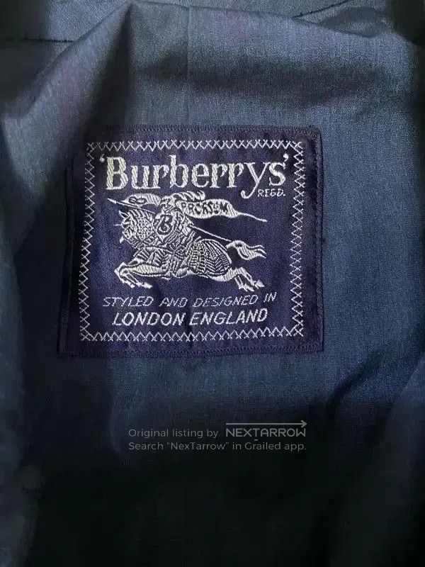 Burberry Burberry Long Blue Cotton Trench Coat for Men. Size US S / EU 44-46 / 1 - 3 Thumbnail