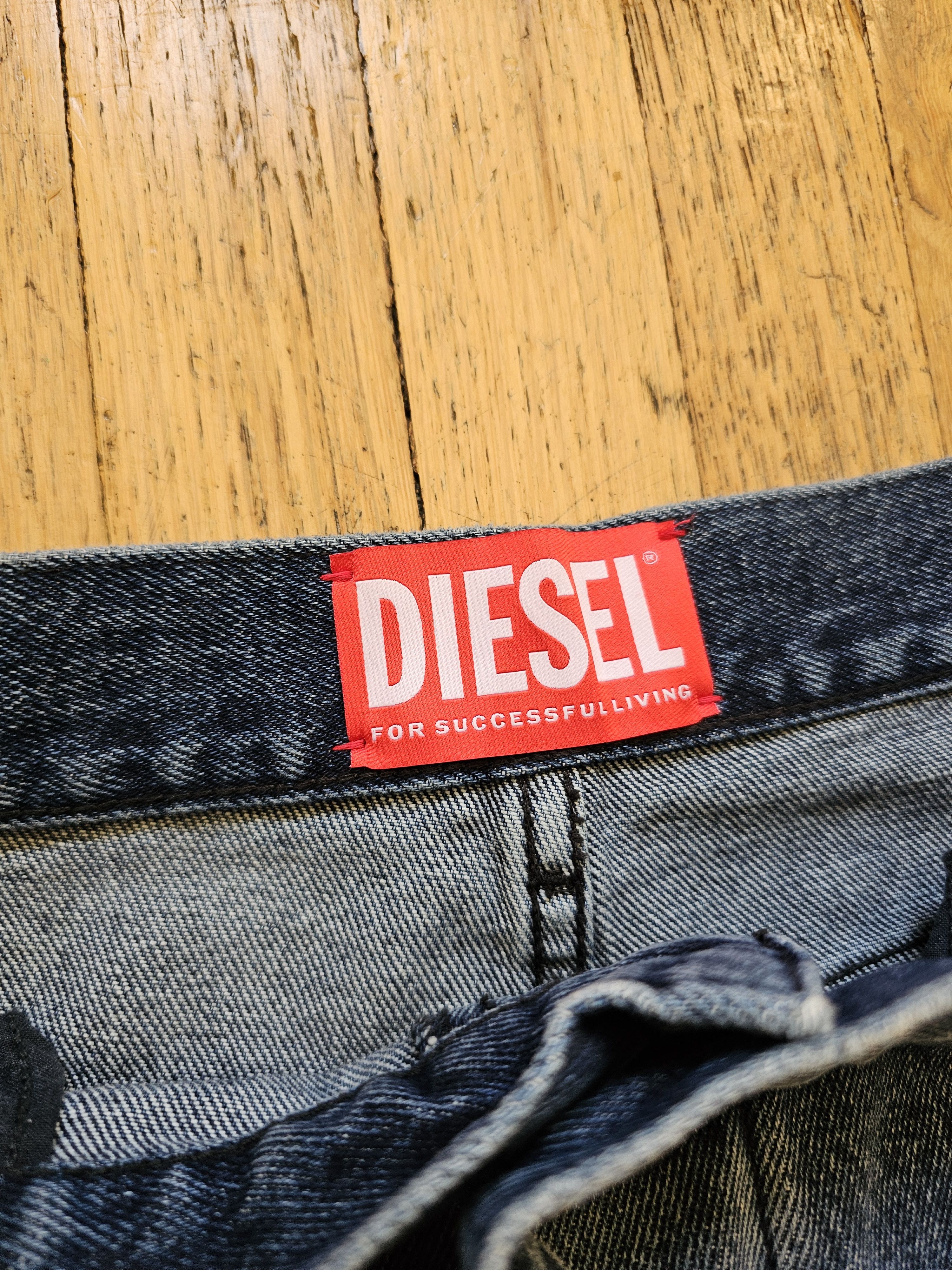 Diesel Shayne Oliver Double Waist Jeans Size US 32 / EU 48 - 3 Thumbnail