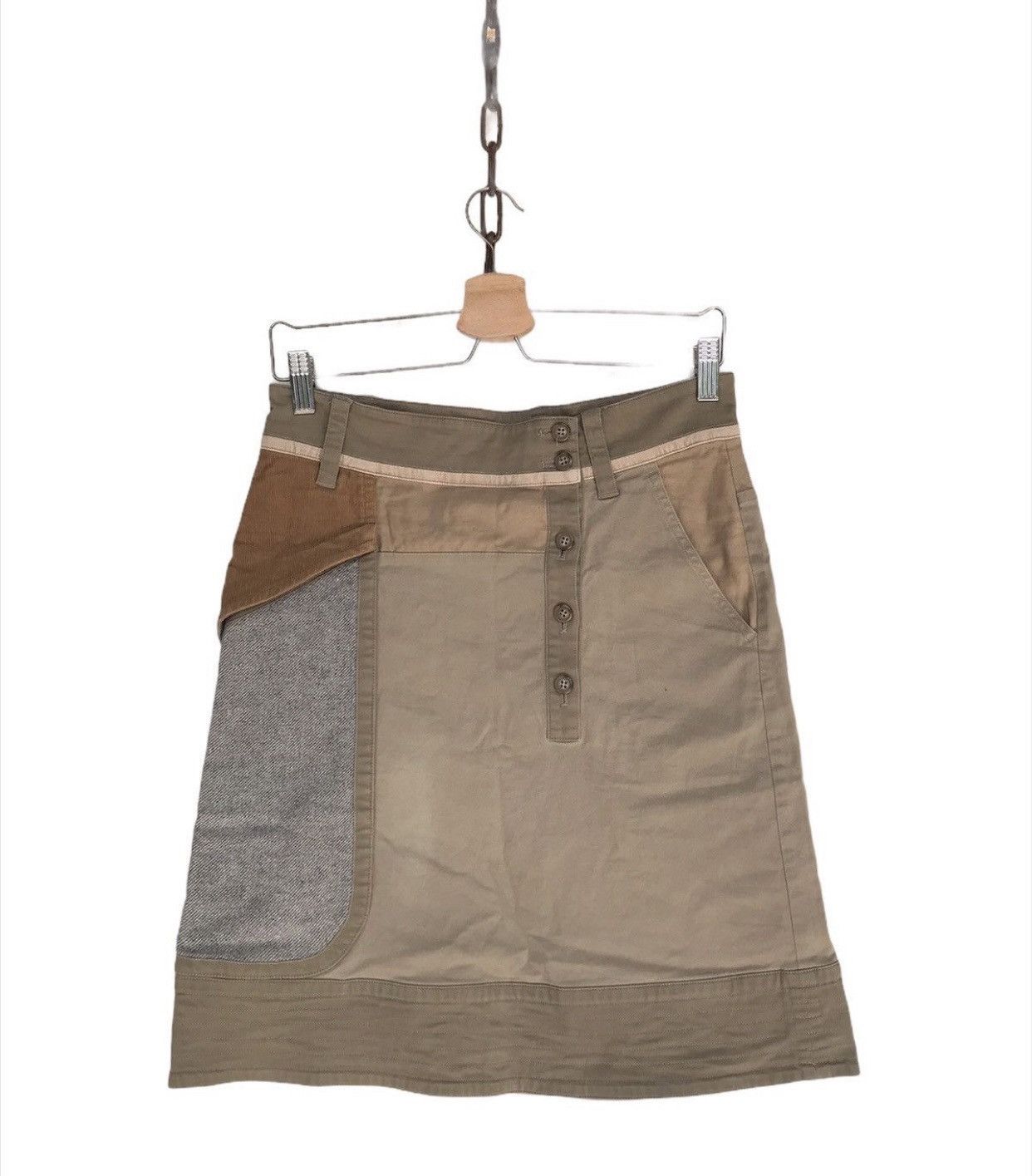 Issey Miyake 💥Issey Miyake Tsumori Chisato Patchwork Skirt Size 29" - 1 Thumbnail