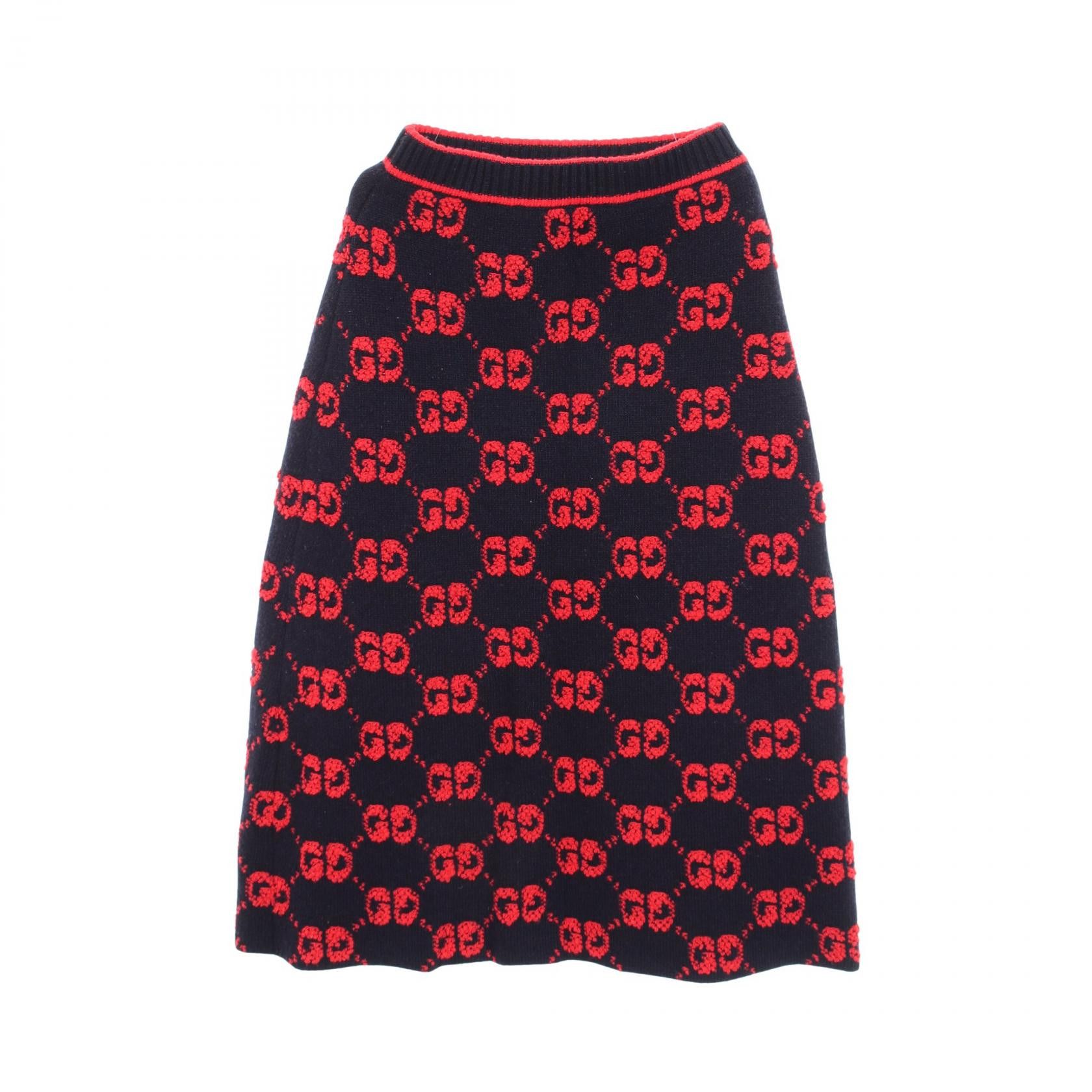 Gucci Gucci Gucci GG Wool Boucle Jacquard Skirt Textile Skirts 713301 DUTY FREE for USA Size ONE SIZE - 1 Thumbnail