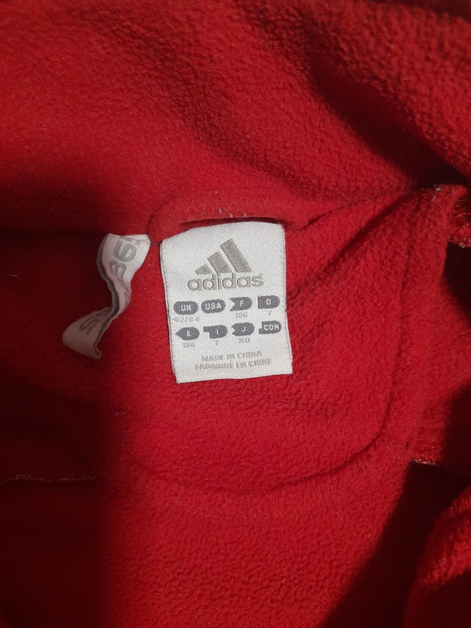 Adidas Adidas Bayern Munich 1/4 Zip Fleece Top 2008-2009 Size US M / EU 48-50 / 2 - 11 Thumbnail