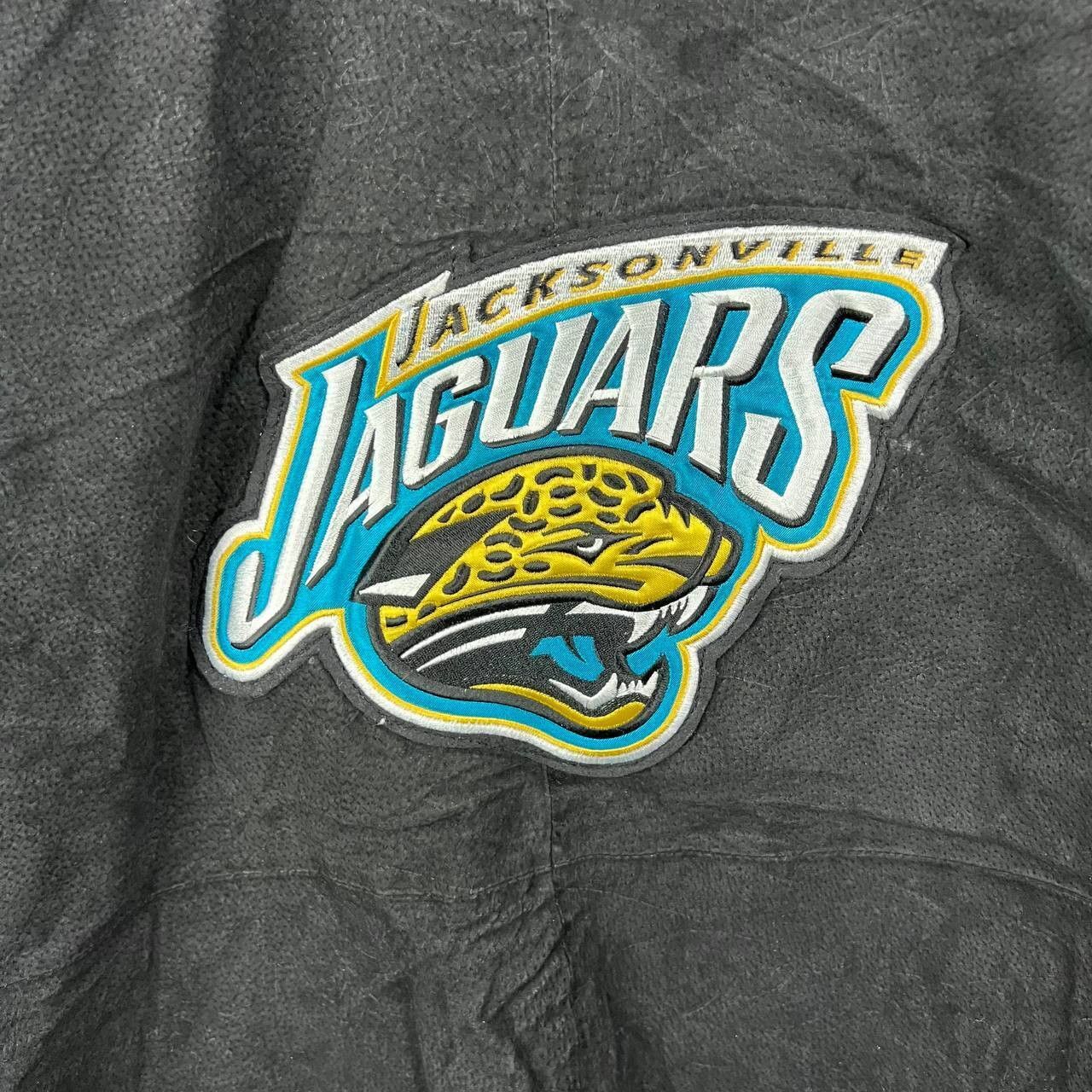 Jacksonville Jaguars XL Suede Varsity Jacket Blue New Men