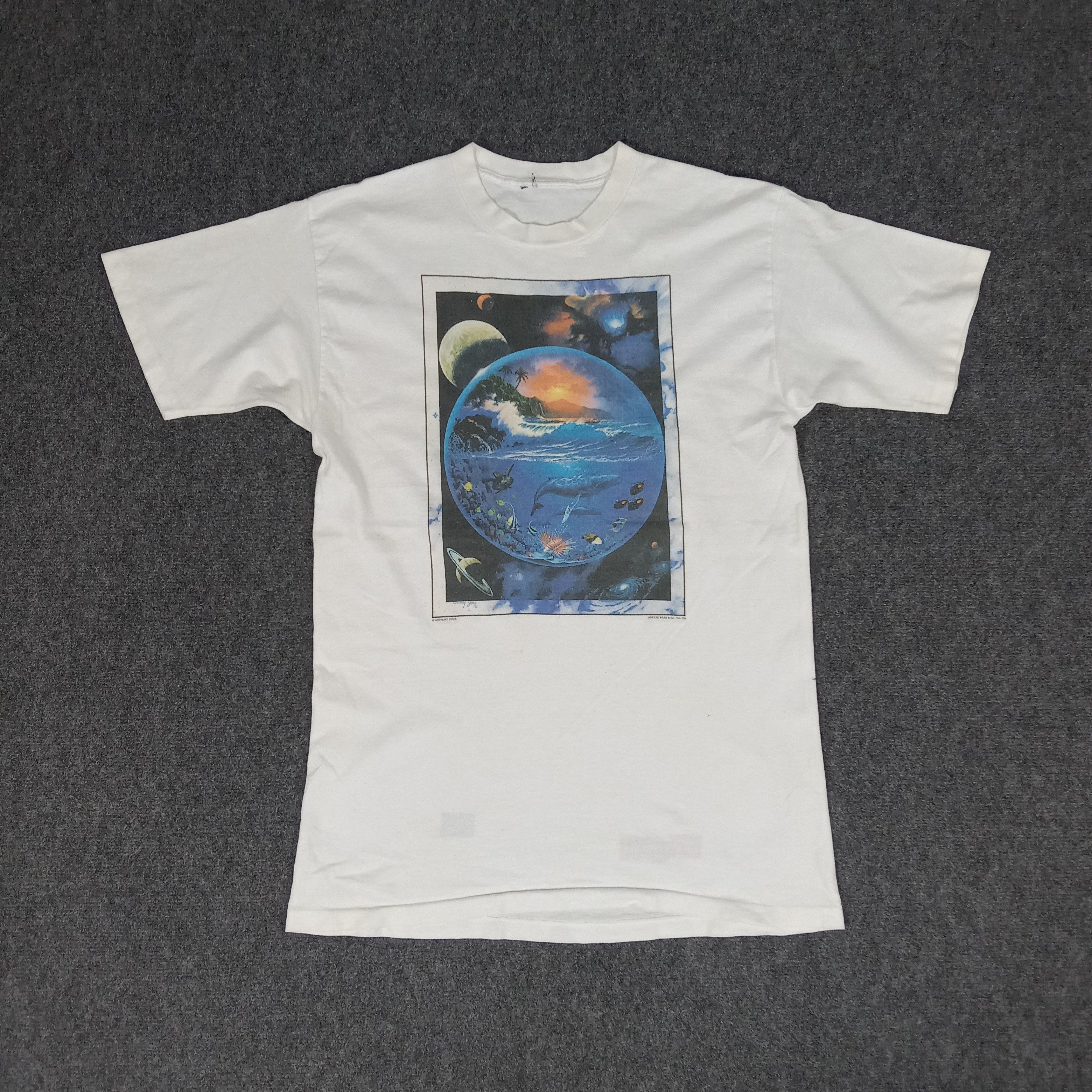 Vintage Anthony Jones Impulse Wear 90's Tshirt Size US M / EU 48-50 / 2 - 1 Thumbnail