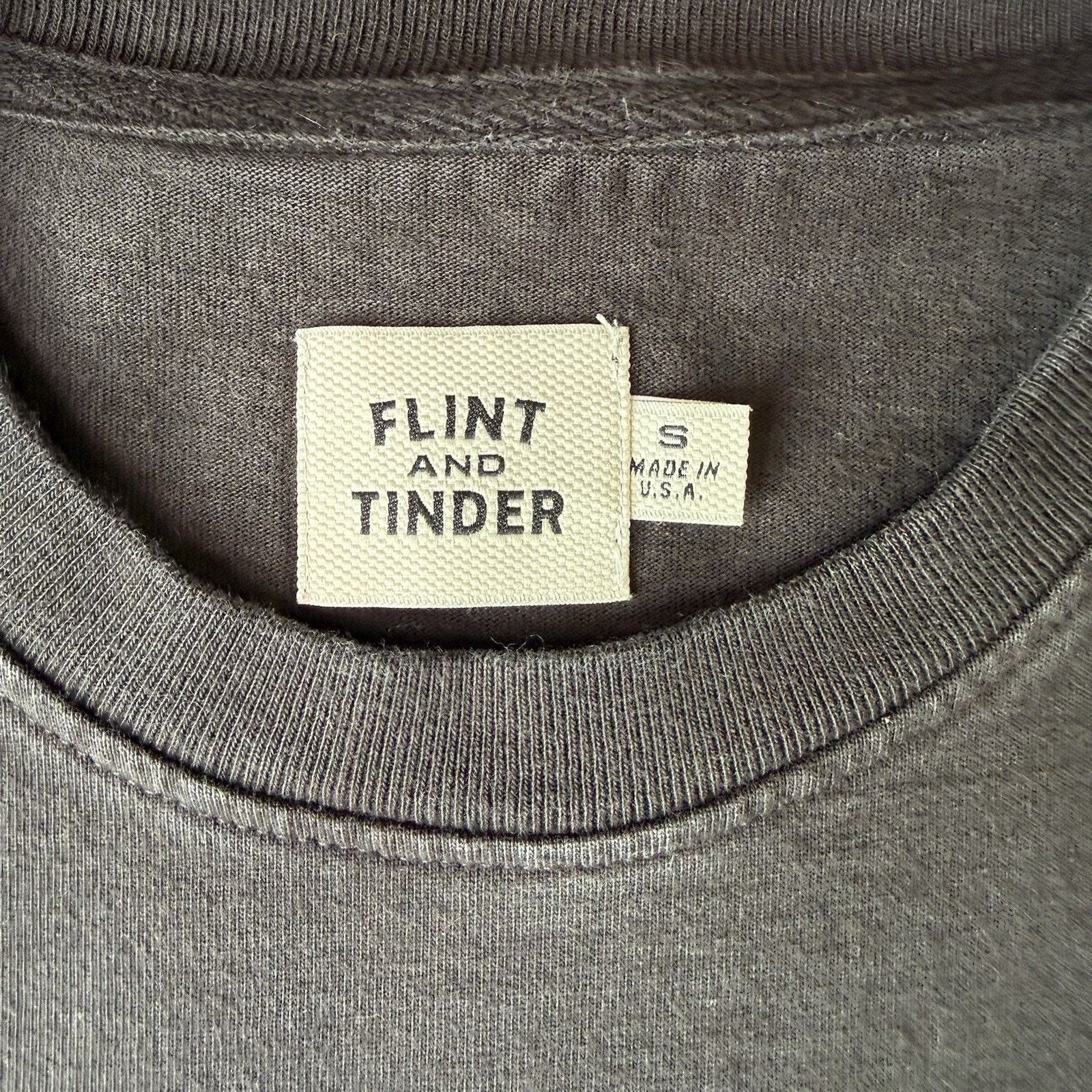 Flint And Tinder Flint and Tinder Shirt Small Black Pocket Tee Made in USA Size US S / EU 44-46 / 1 - 7 Thumbnail
