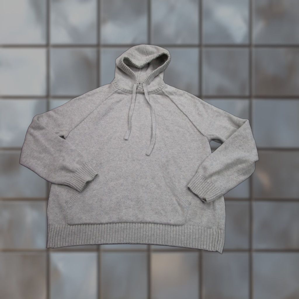 Vintage Target Hoodie Sweater Womens L Gray Knit Pullover Kangaroo Pocket Athleisure Size L / US 10 / IT 46 - 1 Thumbnail