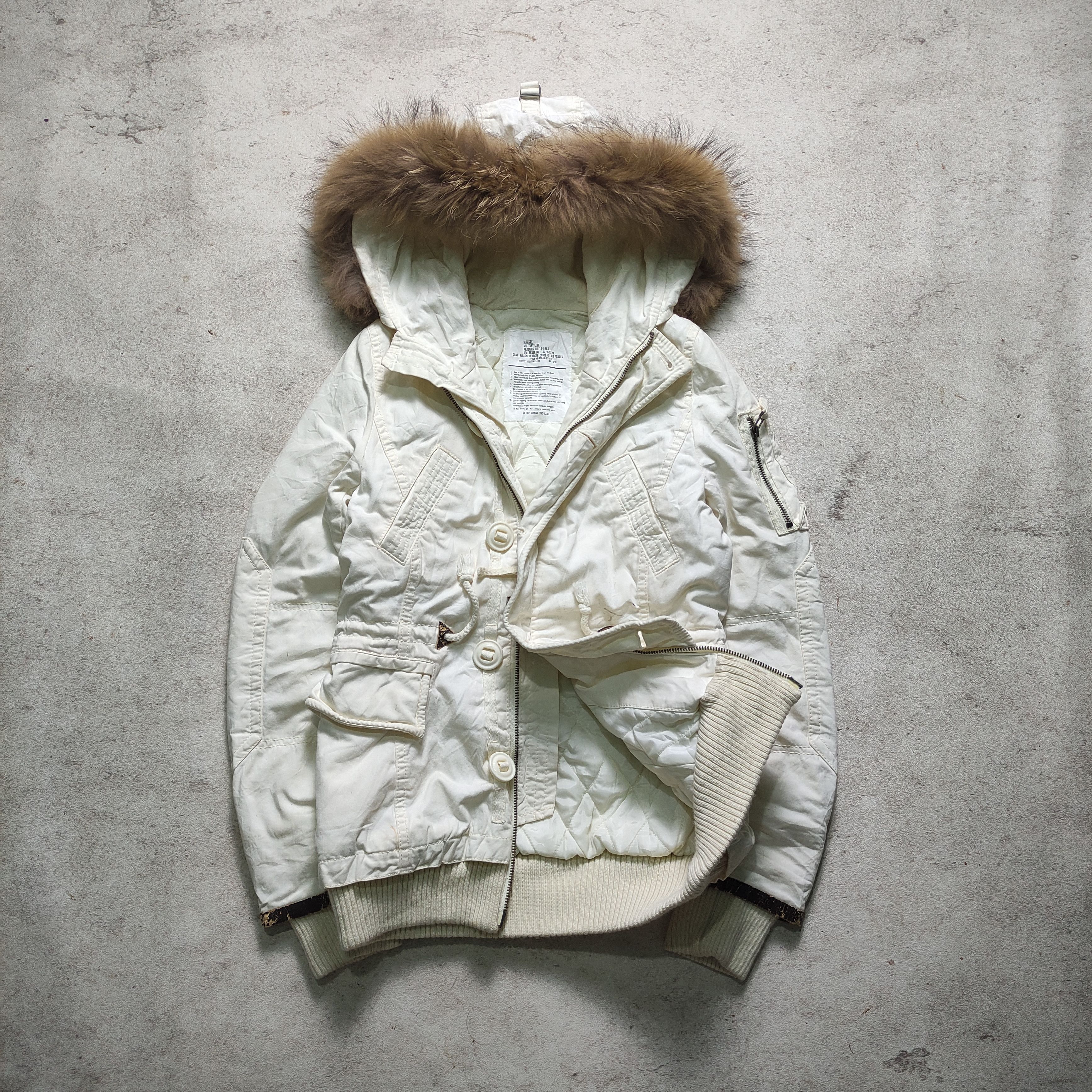 Japanese Brand × Le Grande Bleu (L.G.B.) × MOUSSY Moussy Fur Military Jacket style L.G.B ifsixwasnine Size US M / EU 48-50 / 2 - 2 Thumbnail