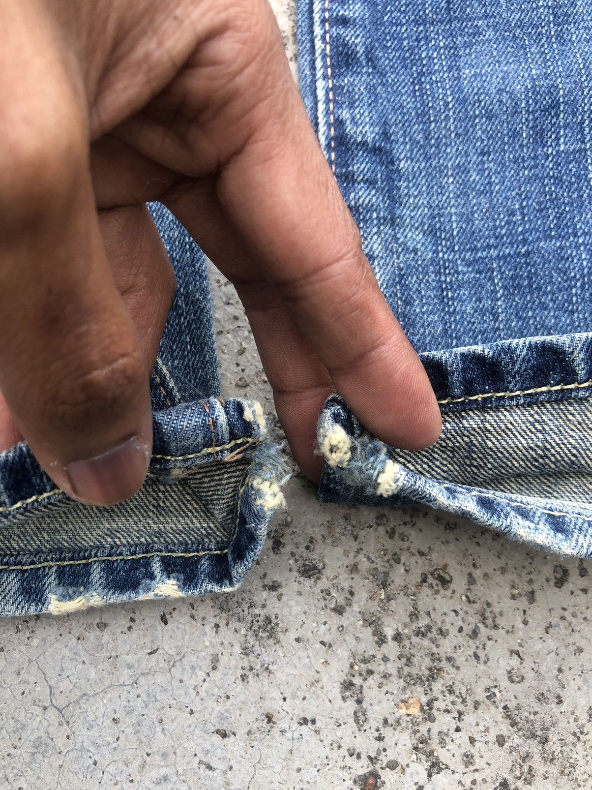 Abercrombie & Fitch FLARED⚡️⚡️A&F BAXTER DISTRESSED DENIM Size US 32 / EU 48 - 6 Thumbnail