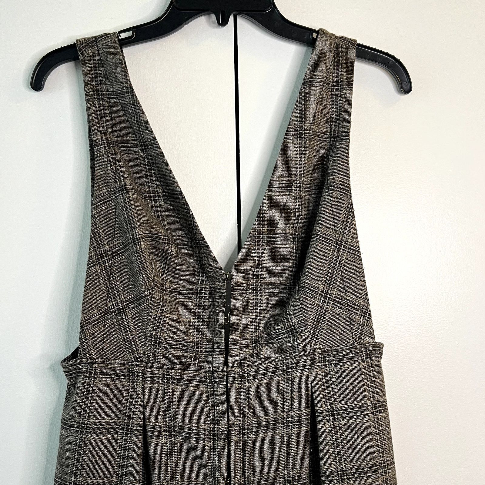 Free People Free People sleeveless plaid vest dress size 4 brown Size S / US 4 / IT 40 - 4 Thumbnail