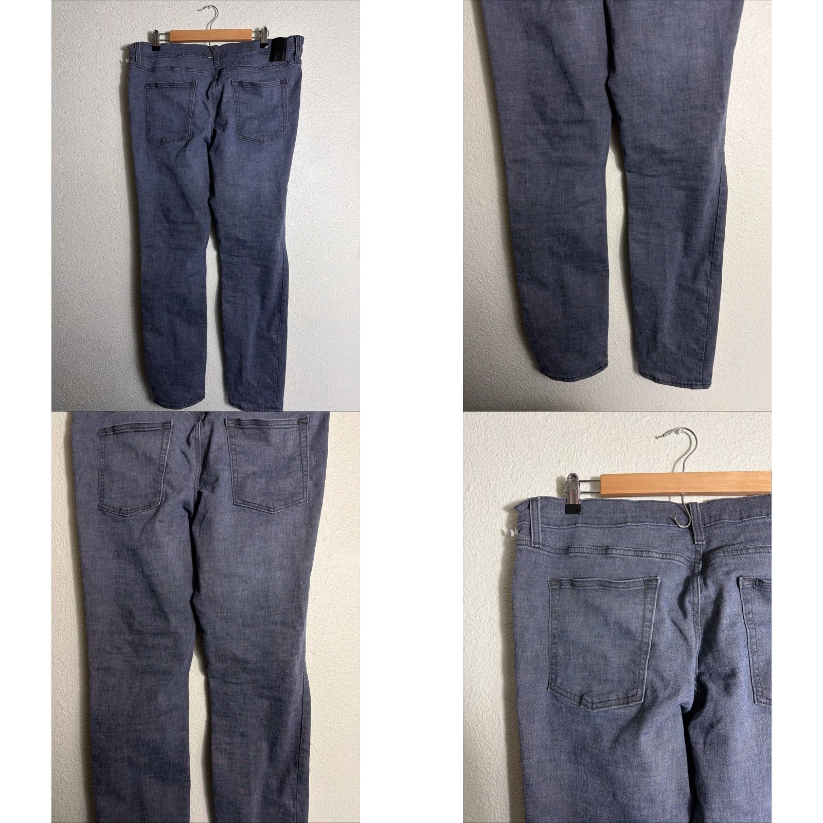 Vintage Goodfellow Jeans Slim Gray Straight 38x32 Regular Jeans Stretch Fair Trade Men Size US 38 / EU 54 - 8 Thumbnail