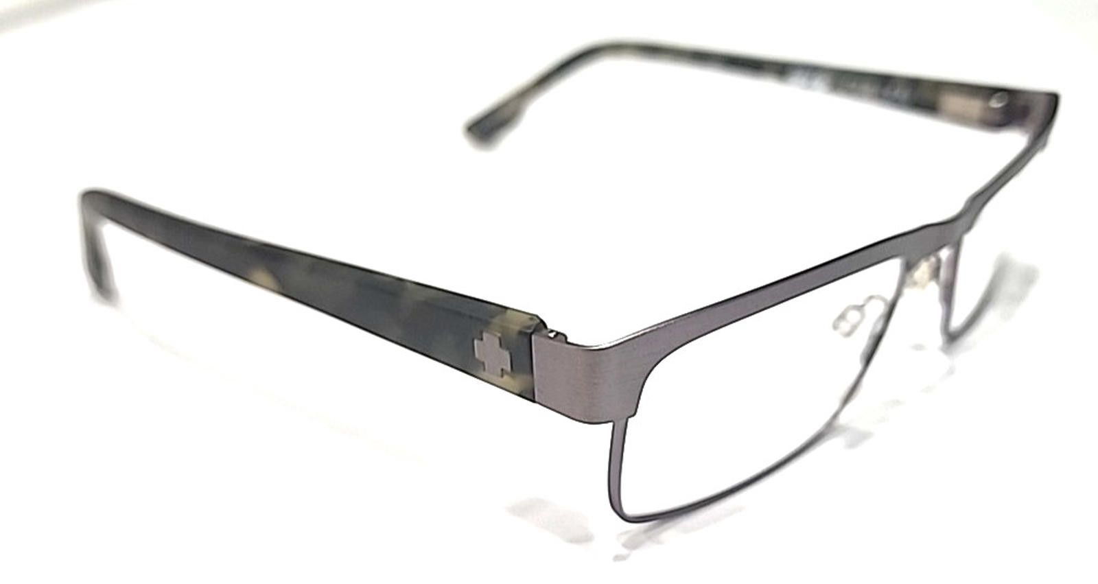 SPY Optic Spy+ Cullen Gunmetal Tortoise Rectangle Eyeglasses 52-18 140 Size ONE SIZE - 3 Thumbnail