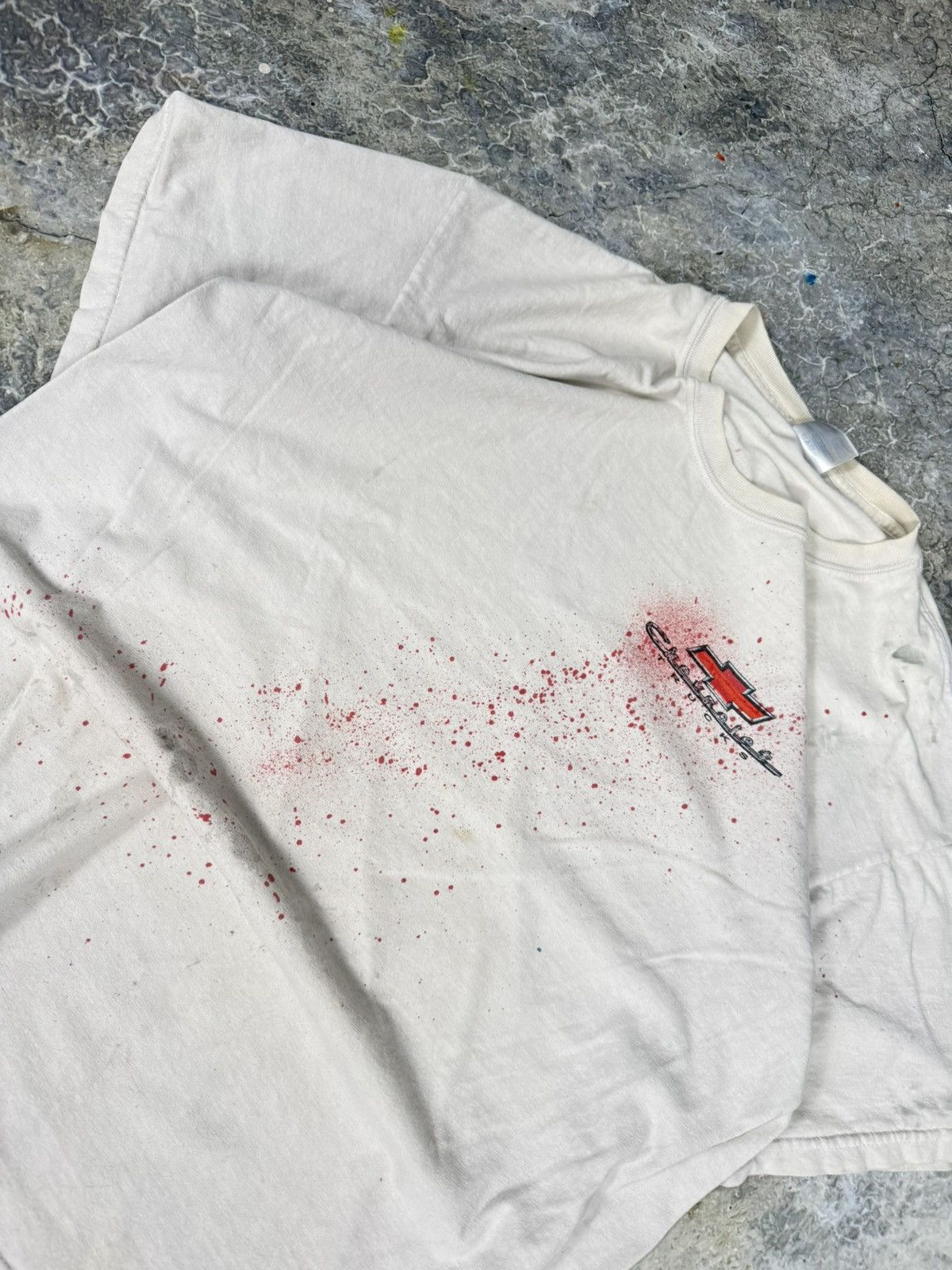 Chevrolet × Vintage Vintage Thrashed Chevy Tee Size US L / EU 52-54 / 3 - 3 Thumbnail