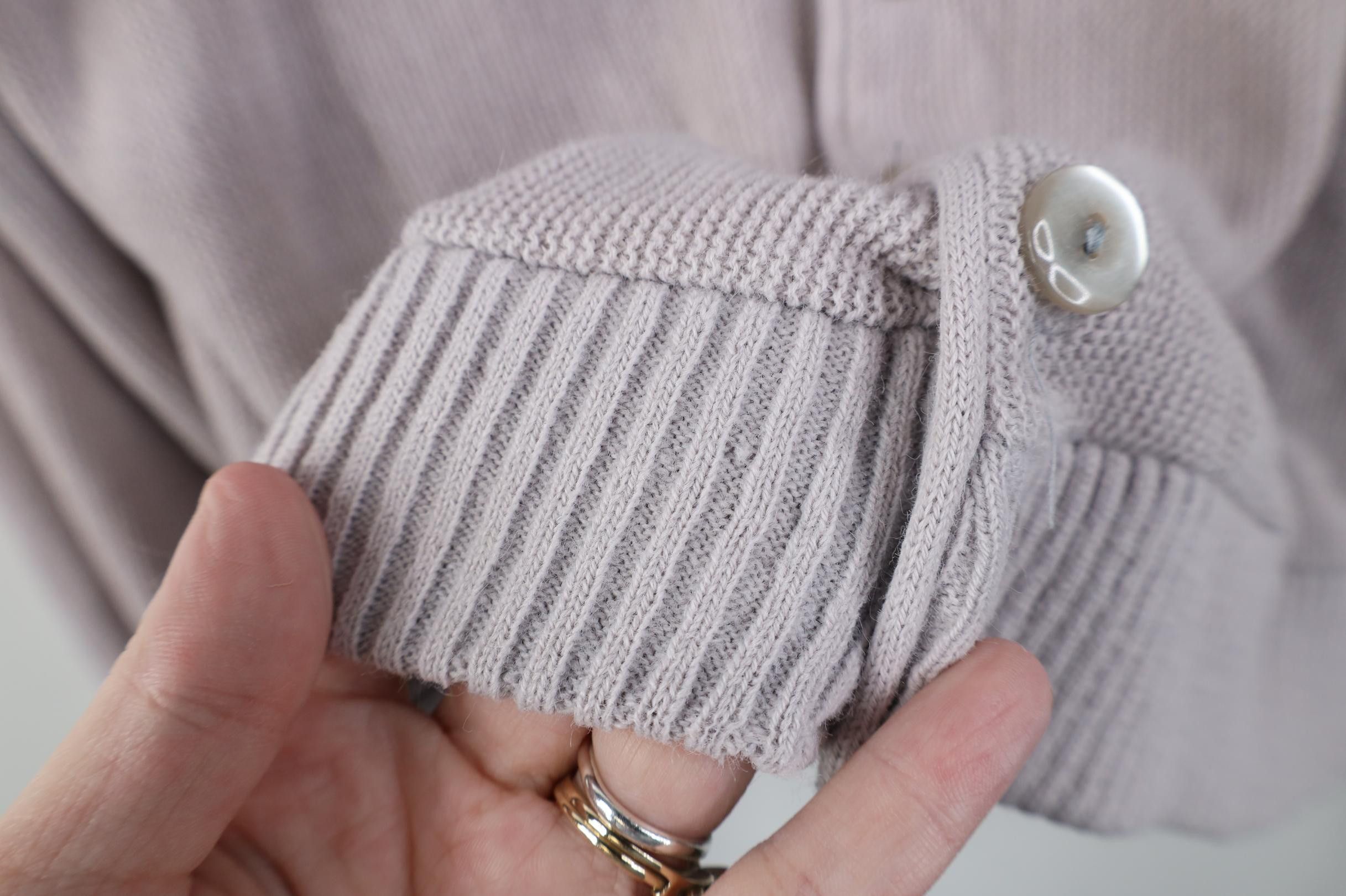 Vintage Vintage 50s 60s Knit Cardigan Sweater Light Purple USA Size M / US 6-8 / IT 42-44 - 4 Thumbnail
