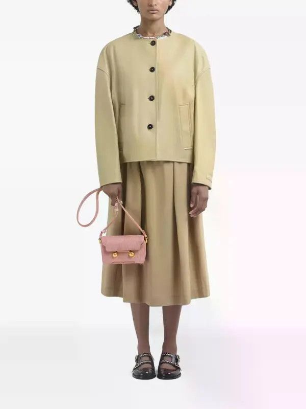 Marni o1w1db11125 Size :OS /Leather Shoulder Bag in Pink Size ONE SIZE - 5 Thumbnail