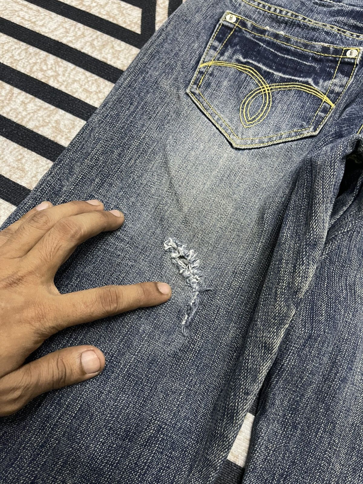 Japanese Brand 2000s LINK IT ALL FLARE JEANS IFSIXWASNINE STYLE Size US 29 - 15 Thumbnail