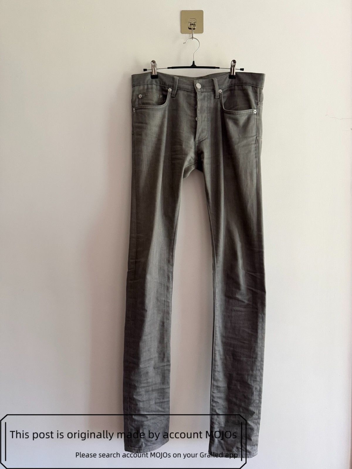 メンズ Dior HOMME denim pants stone gray
