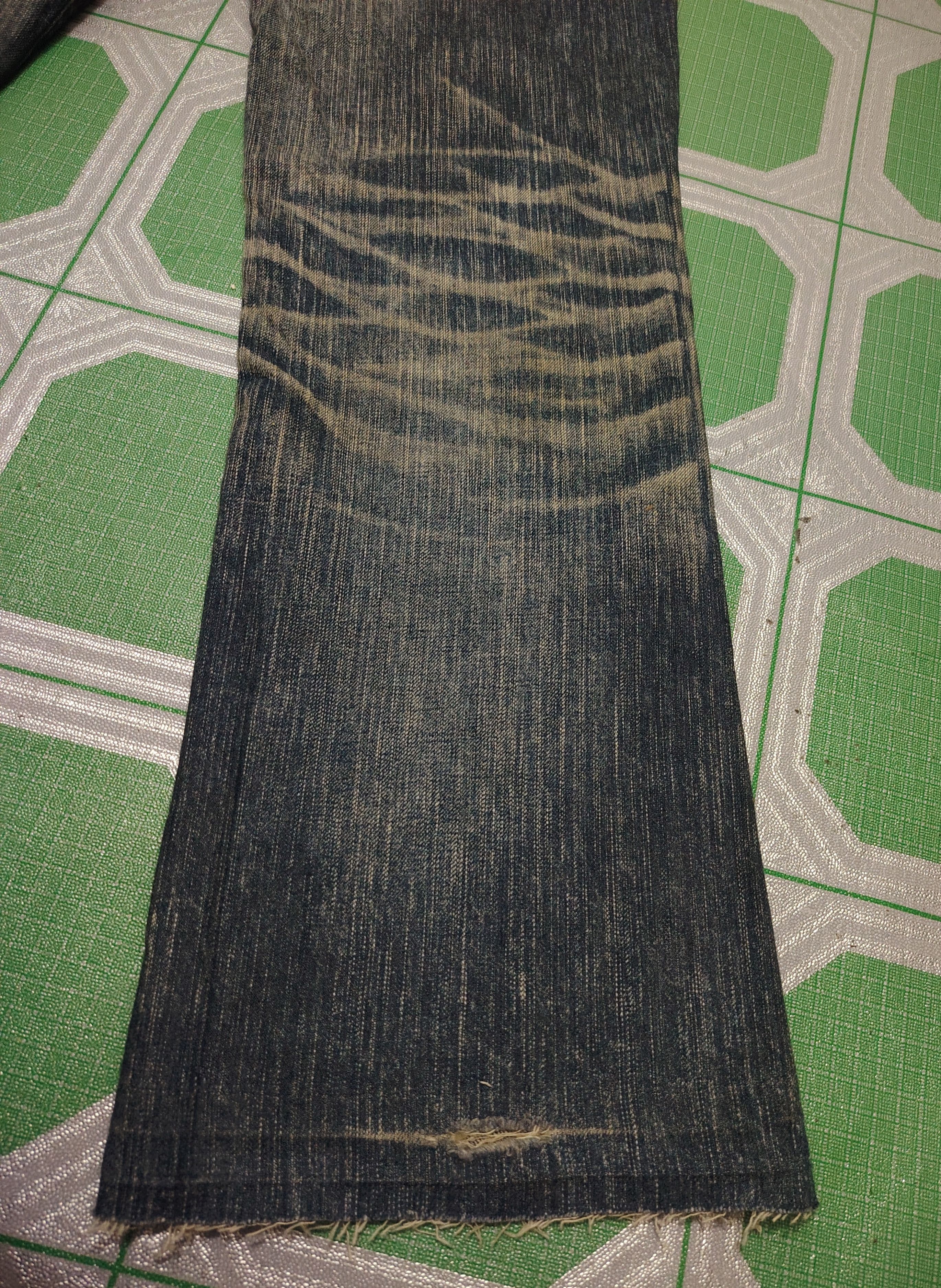 If Six Was Nine Japanese Edwin Flared Jeans Distressed Jeans Size US 31 - 16 Thumbnail