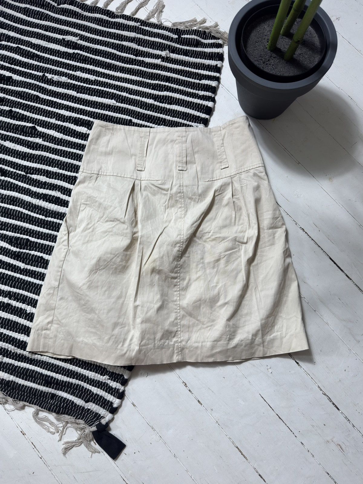 Brunello Cucinelli VINTAGE BRUNELLO CUCINELLI PLEATED SKIRT Size 26" / US 2 / IT 38 - 2 Thumbnail