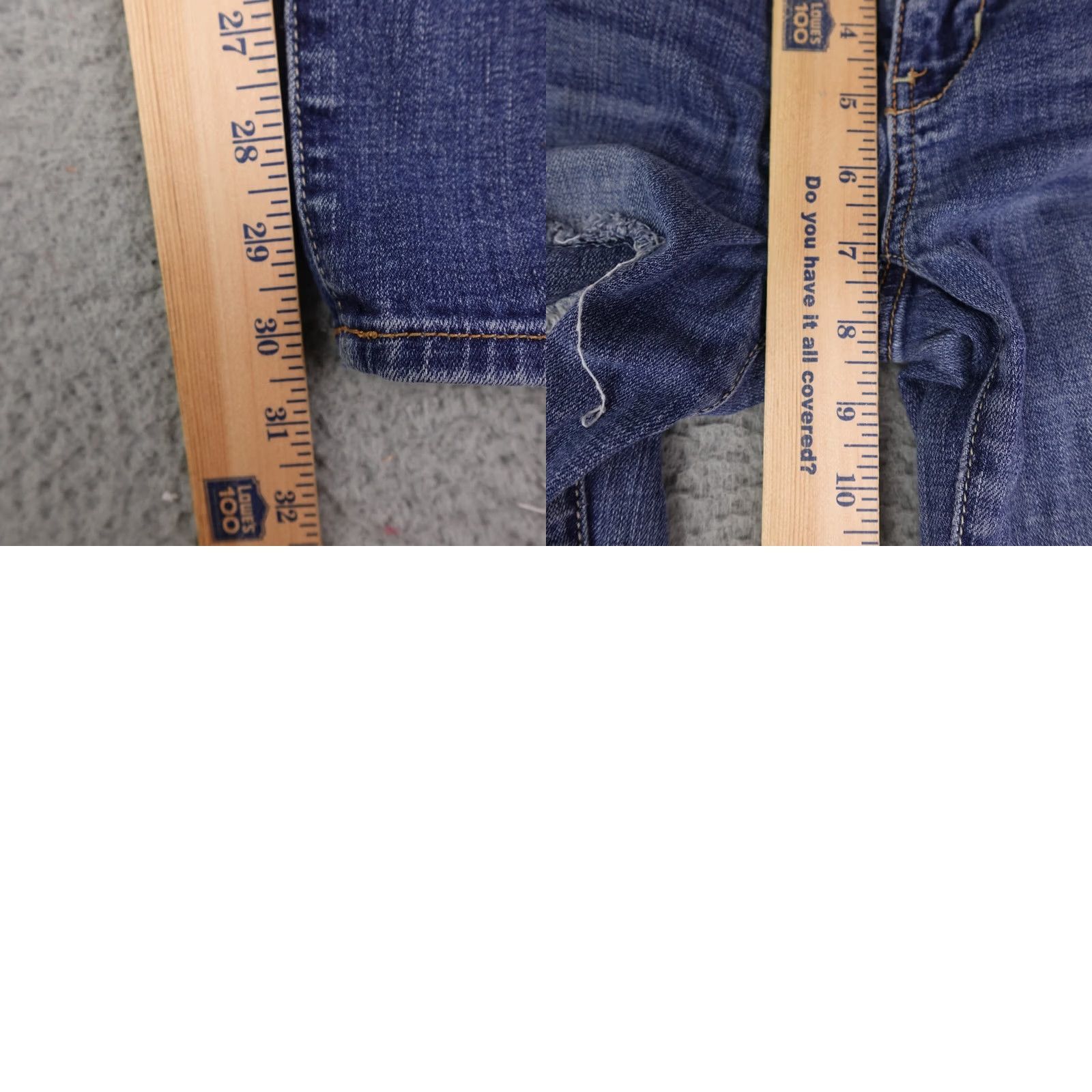 American Eagle Outfitters American Eagle Jeans Womens Skinny Stretch Blue Denim Low Rise Size 4 Size 27" / US 4 / IT 40 - 10 Thumbnail