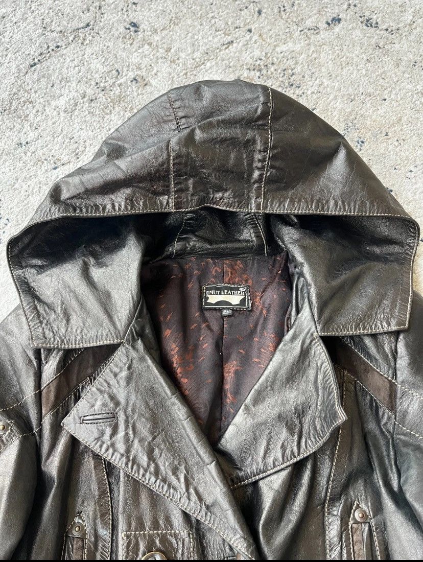 Other VTG Japanese Avant Garde Type! Cropped Leather Jacket Size US M / EU 48-50 / 2 - 8 Thumbnail
