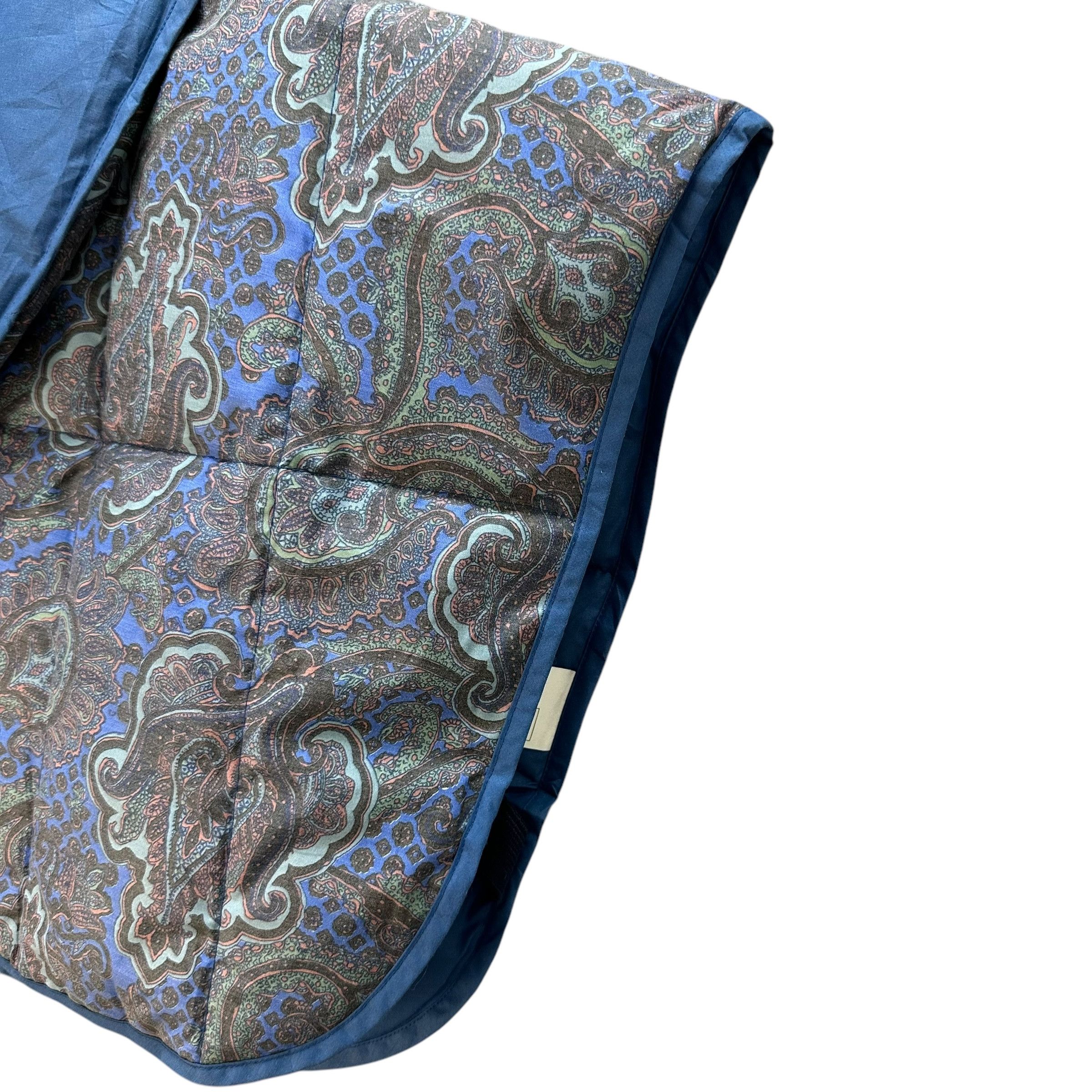 Celine Vintage CELINE Paisley Pattern Down Poncho Vest #A77-1864 Size M / US 6-8 / IT 42-44 - 6 Thumbnail