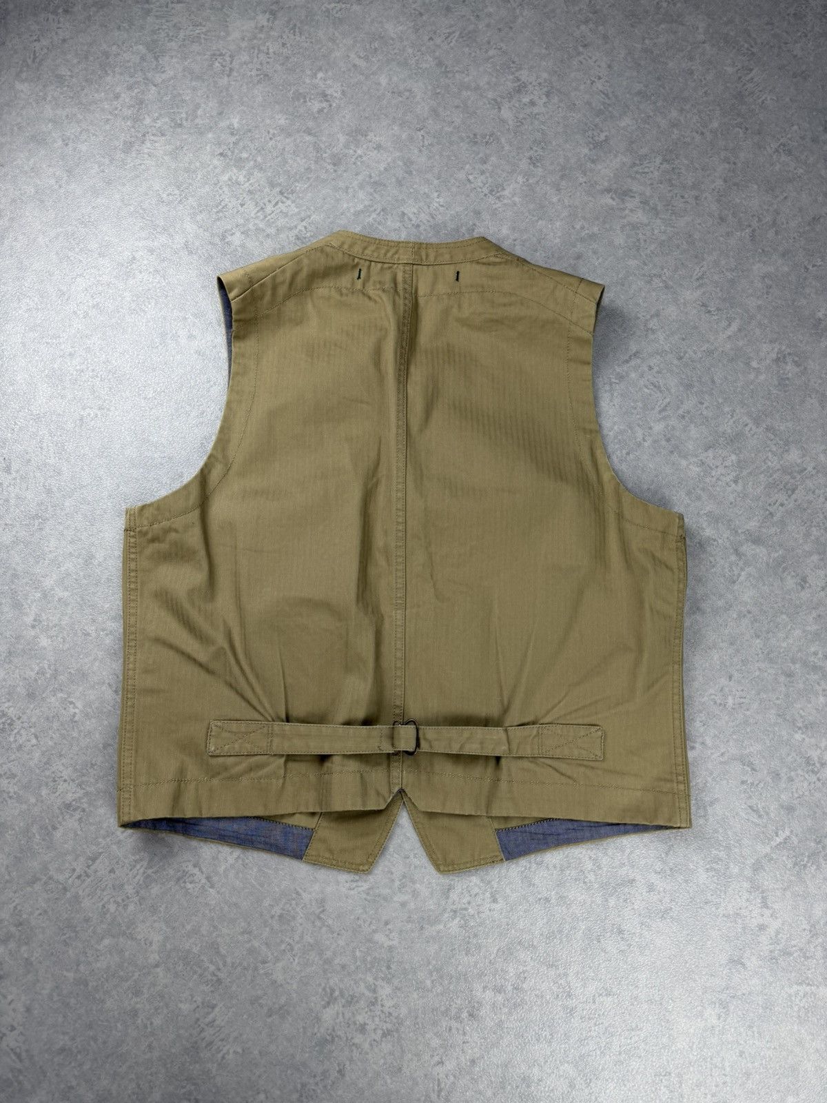 Scarti-Lab Scarti-Lab Beige Workwear Utility Waistcoat Vest Size XL Size US XL / EU 56 / 4 - 8 Thumbnail