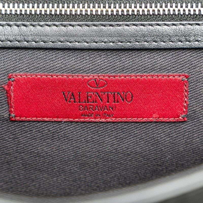 Valentino Valentino Leather Rockstud Chain Shoulder Bag Black Size ONE SIZE - 6 Thumbnail