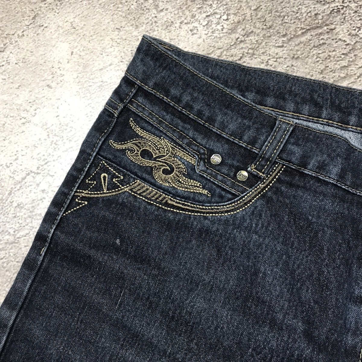 Vintage Vintage Y2K Baggy Distressed Jeans Grunge Skate Logo 32 Size 32" / US 10 / IT 46 - 3 Thumbnail