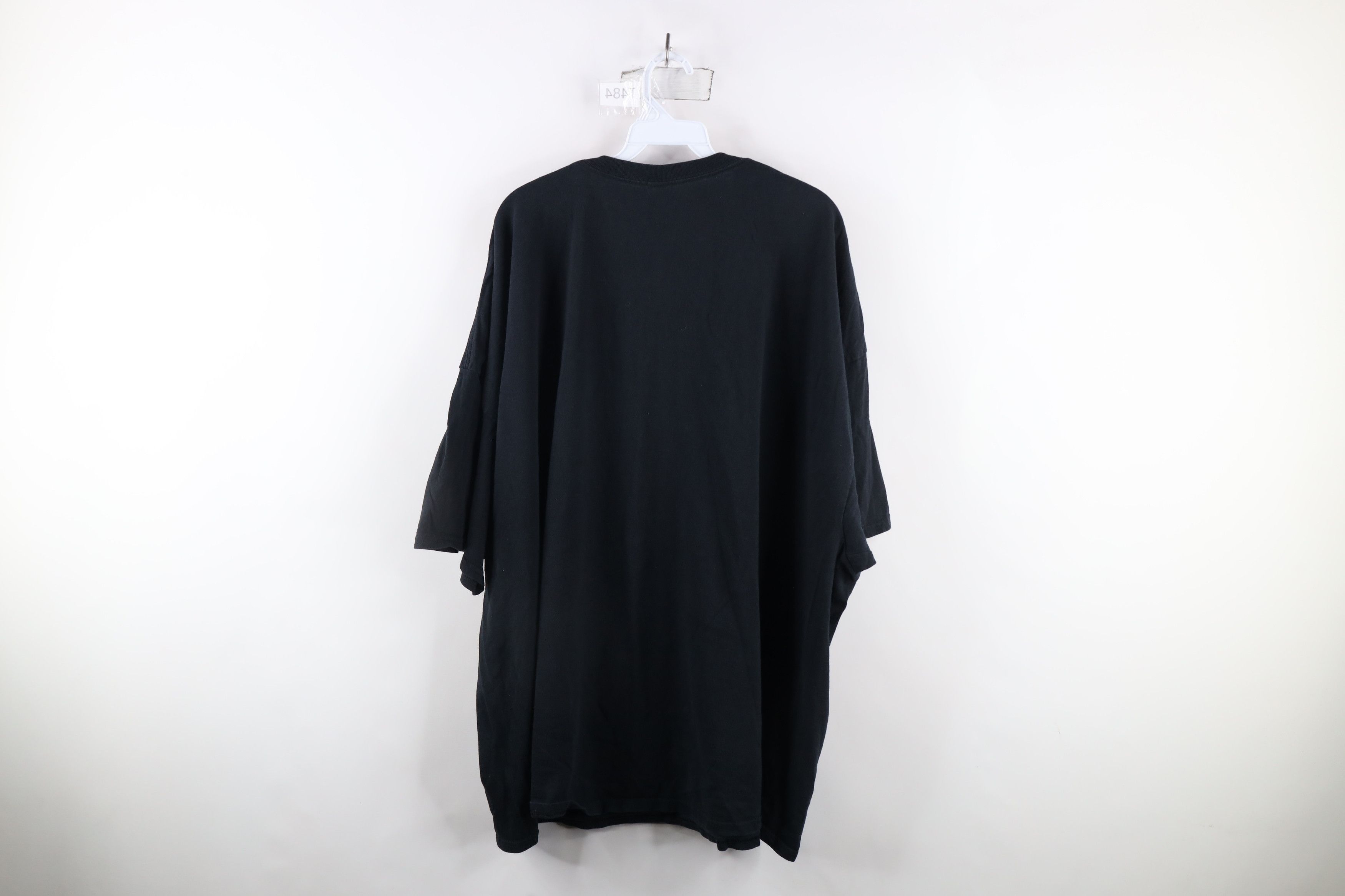 Vintage Vintage 90s Streetwear Short Sleeve T-Shirt Black Cotton Size US XXL / EU 58 / 5 - 5 Thumbnail