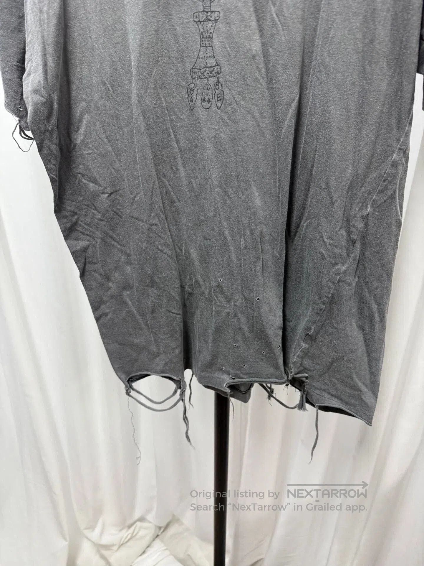 Comme des Garcons Homme Plus undercovers short sleeve distressed t-shirt. Size US M / EU 48-50 / 2 - 3 Thumbnail