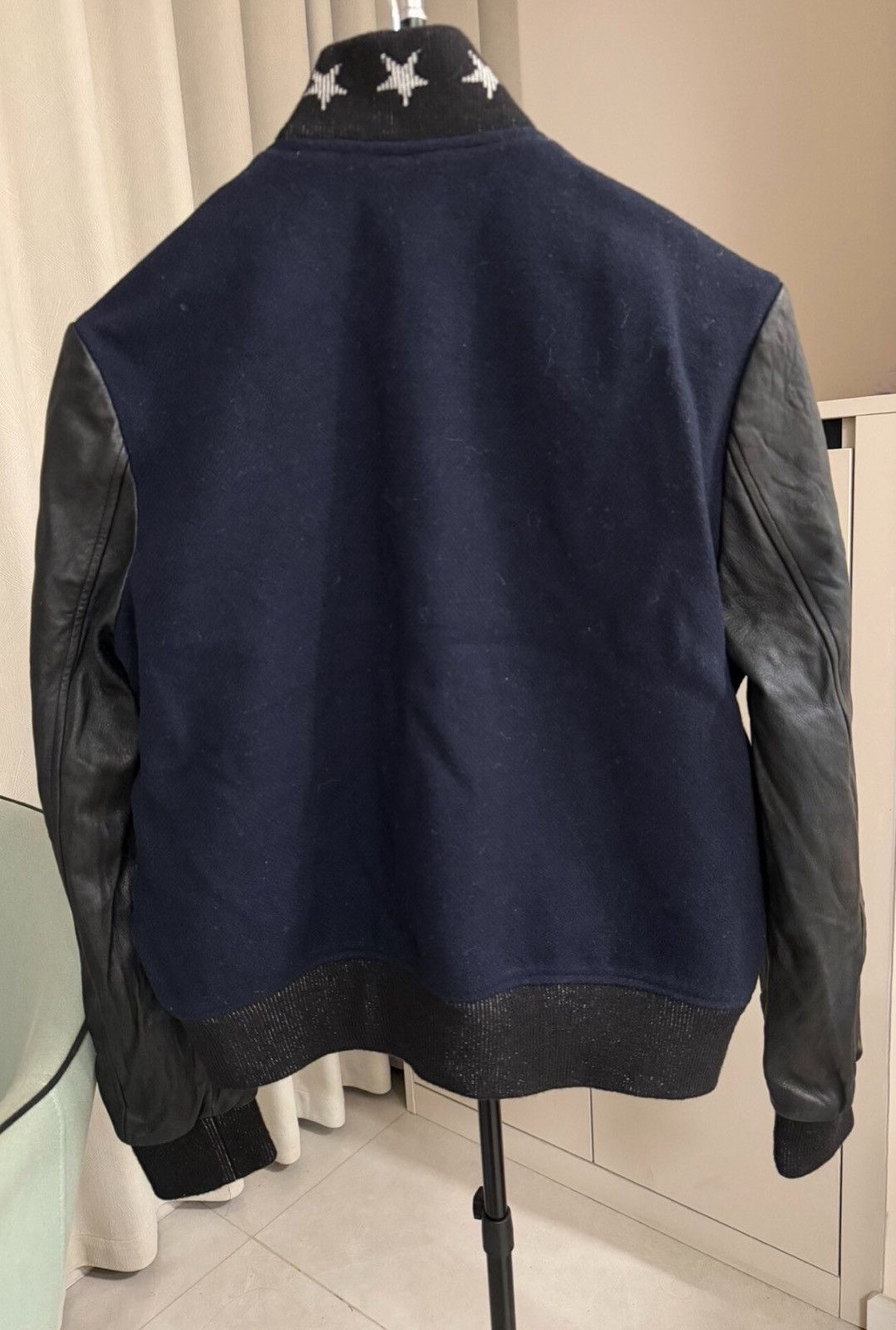 Saint Laurent Paris Saint Laurent SLP 2016FW Leather Sleeve Teddy Wool Jacket Size US M / EU 48-50 / 2 - 2 Thumbnail