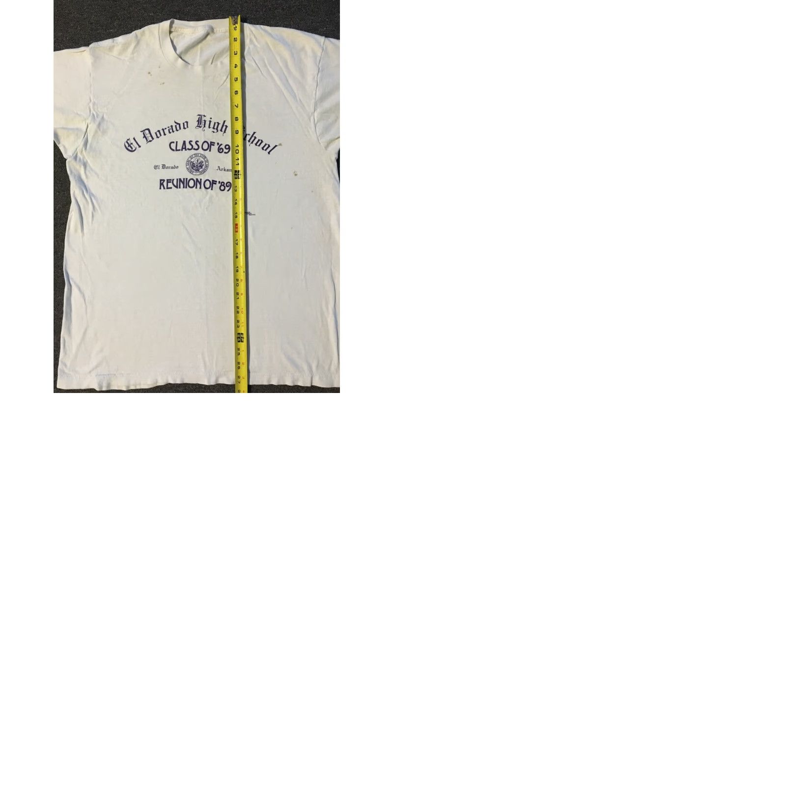 Vintage VINTAGE El Dorado High School Class Of 69 Reunion Faded Distressed Shirt M Size US M / EU 48-50 / 2 - 9 Thumbnail