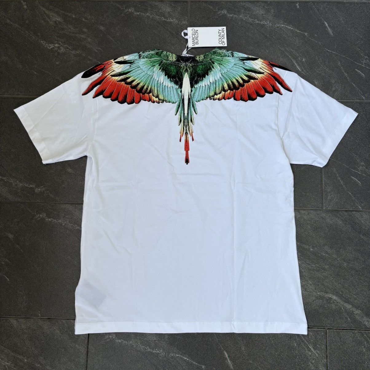 Marcelo Burlon Marcelo Burlon County of Milan Icon Wings basic t-shirt Size US XL / EU 56 / 4 - 12 Thumbnail