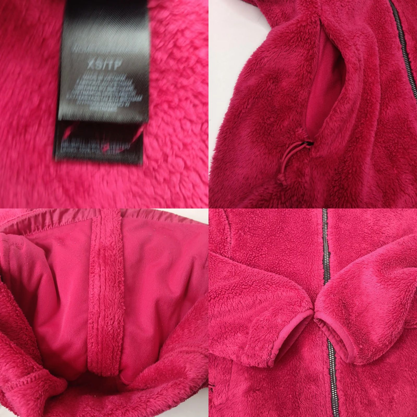 The North Face The North Face Jacket Women XS Osito Pink Plush Fleece Zip Silver Accents Size XS / US 0-2 / IT 36-38 - 8 Thumbnail