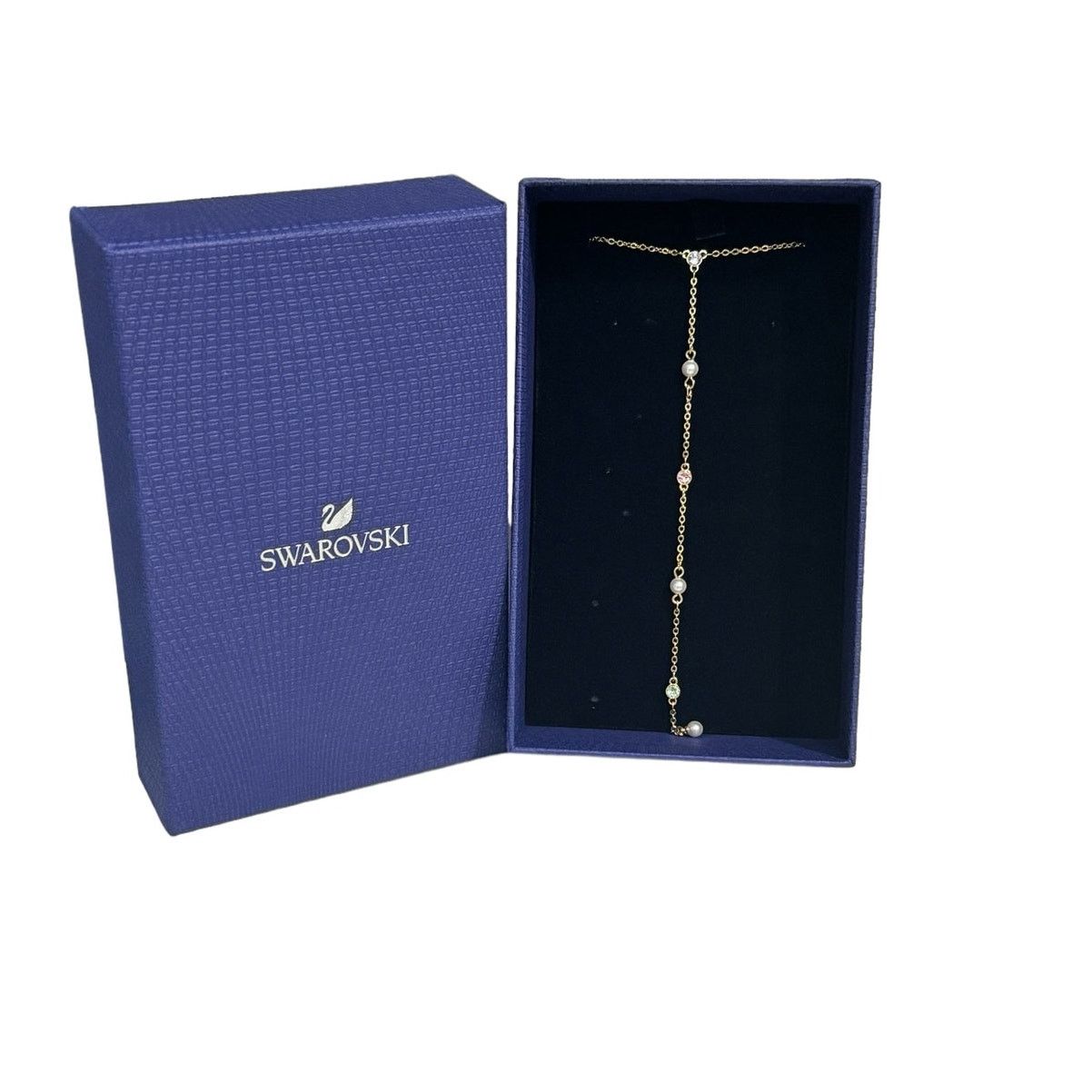 Swarovski Swarovski No Regrets Y Necklace, Multi-colored, Gold-tone Size ONE SIZE - 1 Thumbnail